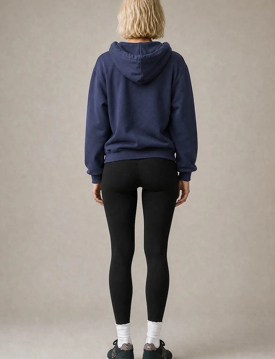 Cache Coeur - Maternity and nursing Hoodie American Fleece BOSTON - tops - blue - 5