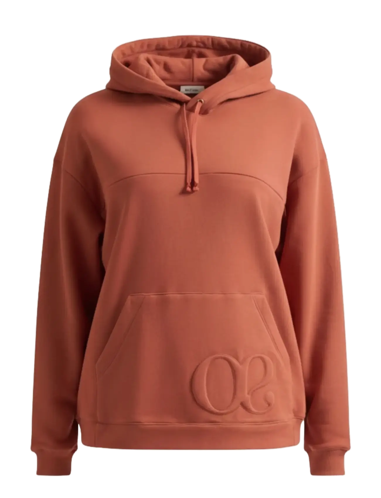 Cache Coeur Maternity and nursing Hoodie American Fleece BOSTON - Cache Coeur - TERRACOTA / orange