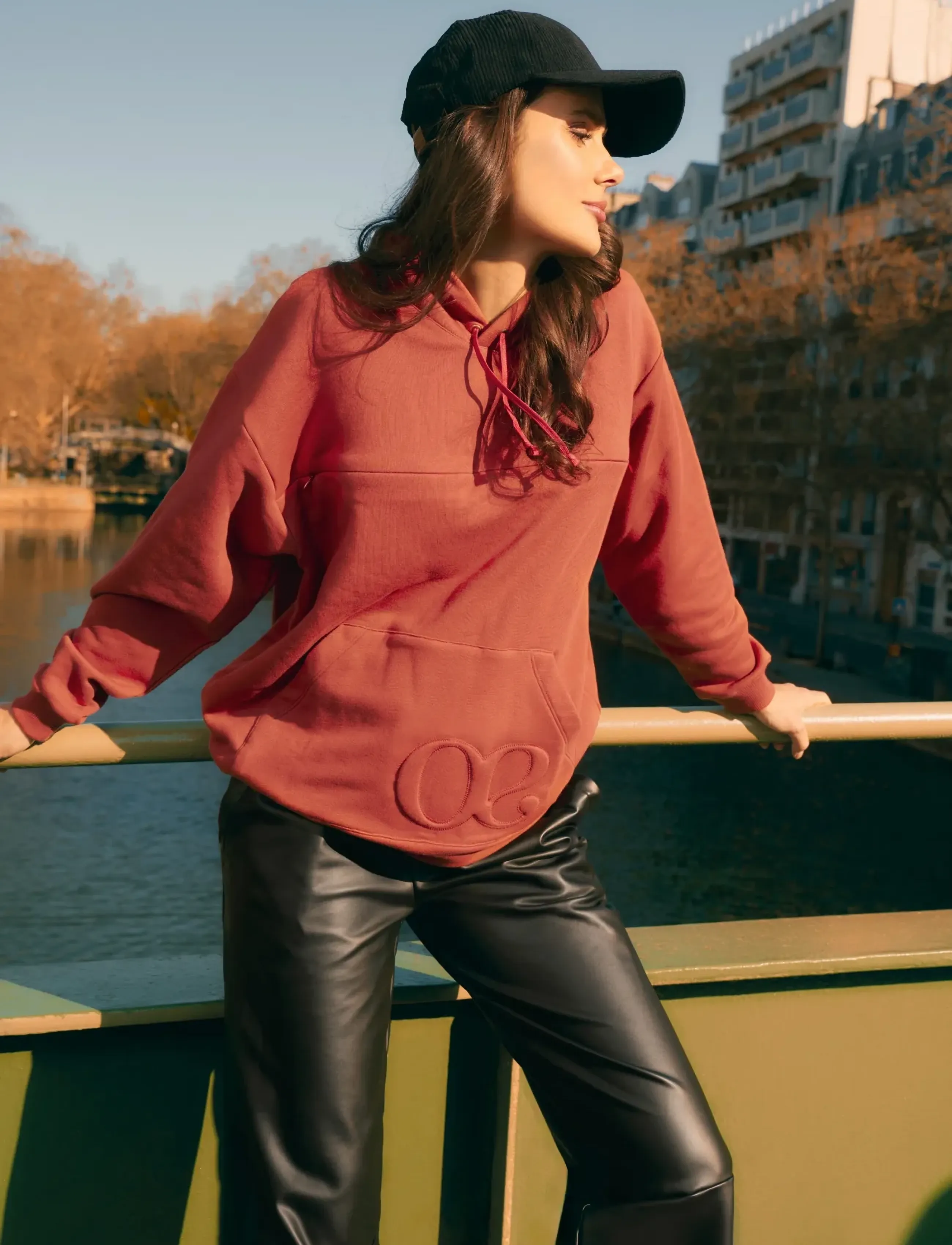 Cache Coeur Maternity And Breastfeeding Sweatshirt Boston dam – bild 5