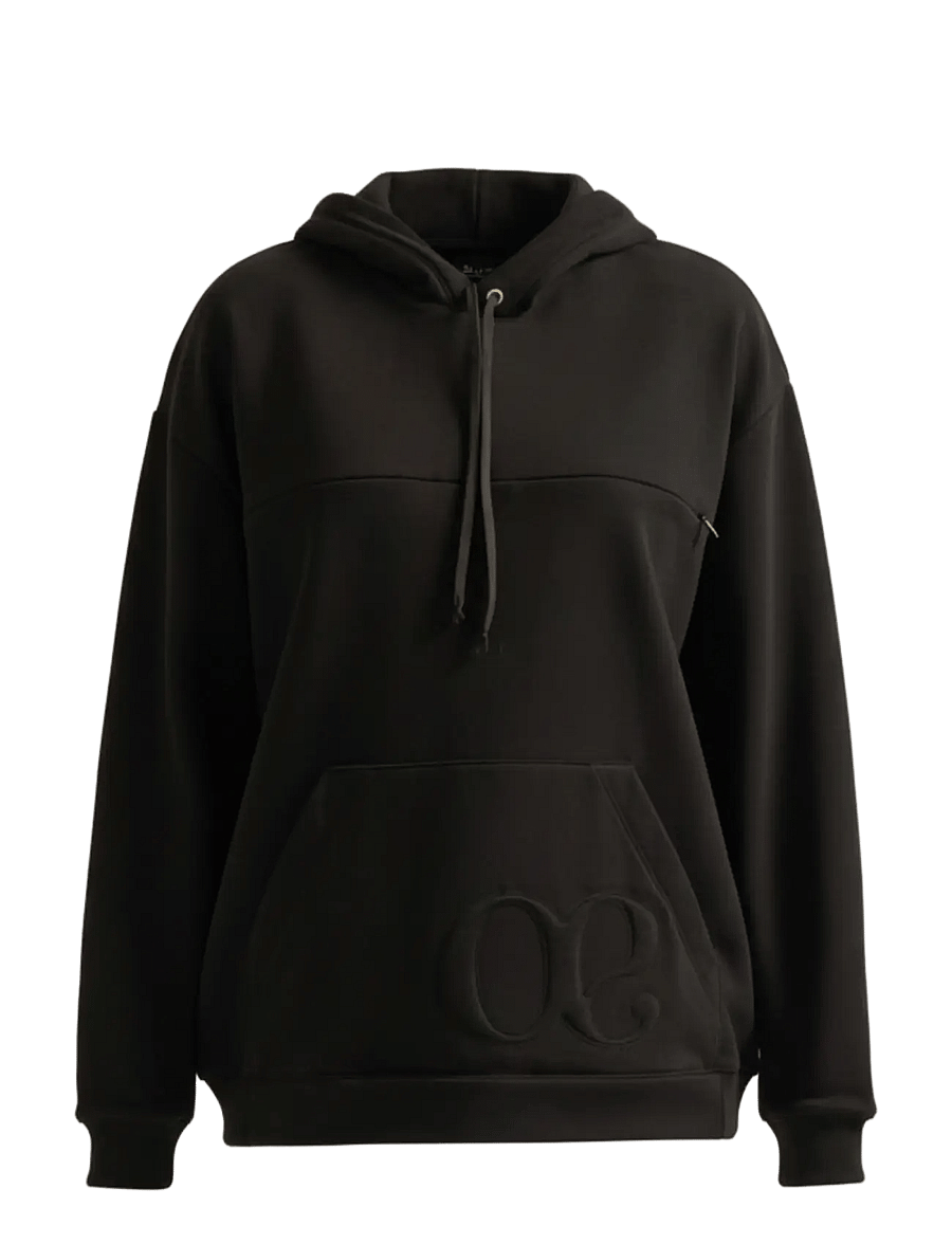 Cache Coeur - Maternity and nursing Hoodie American Fleece BOSTON - black - 1
