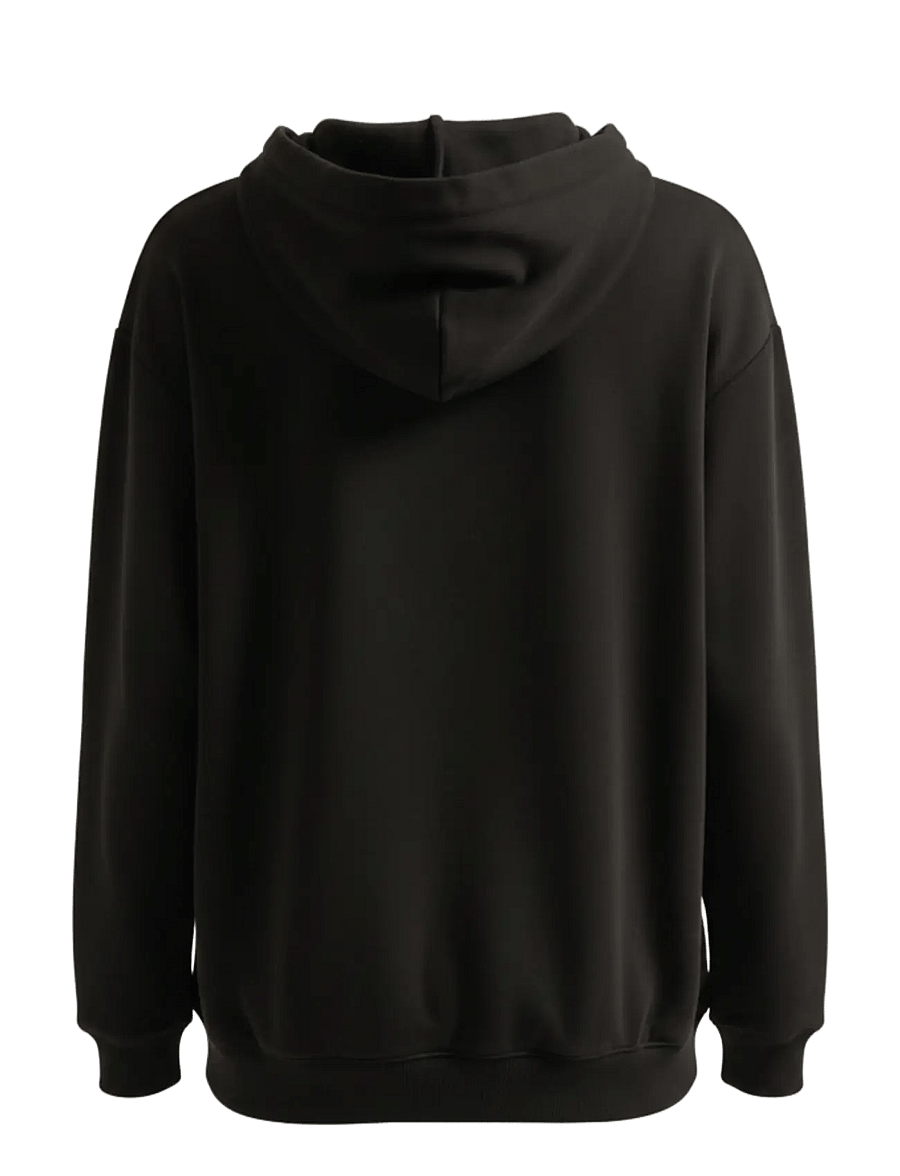Cache Coeur - Maternity and nursing Hoodie American Fleece BOSTON - black - 2