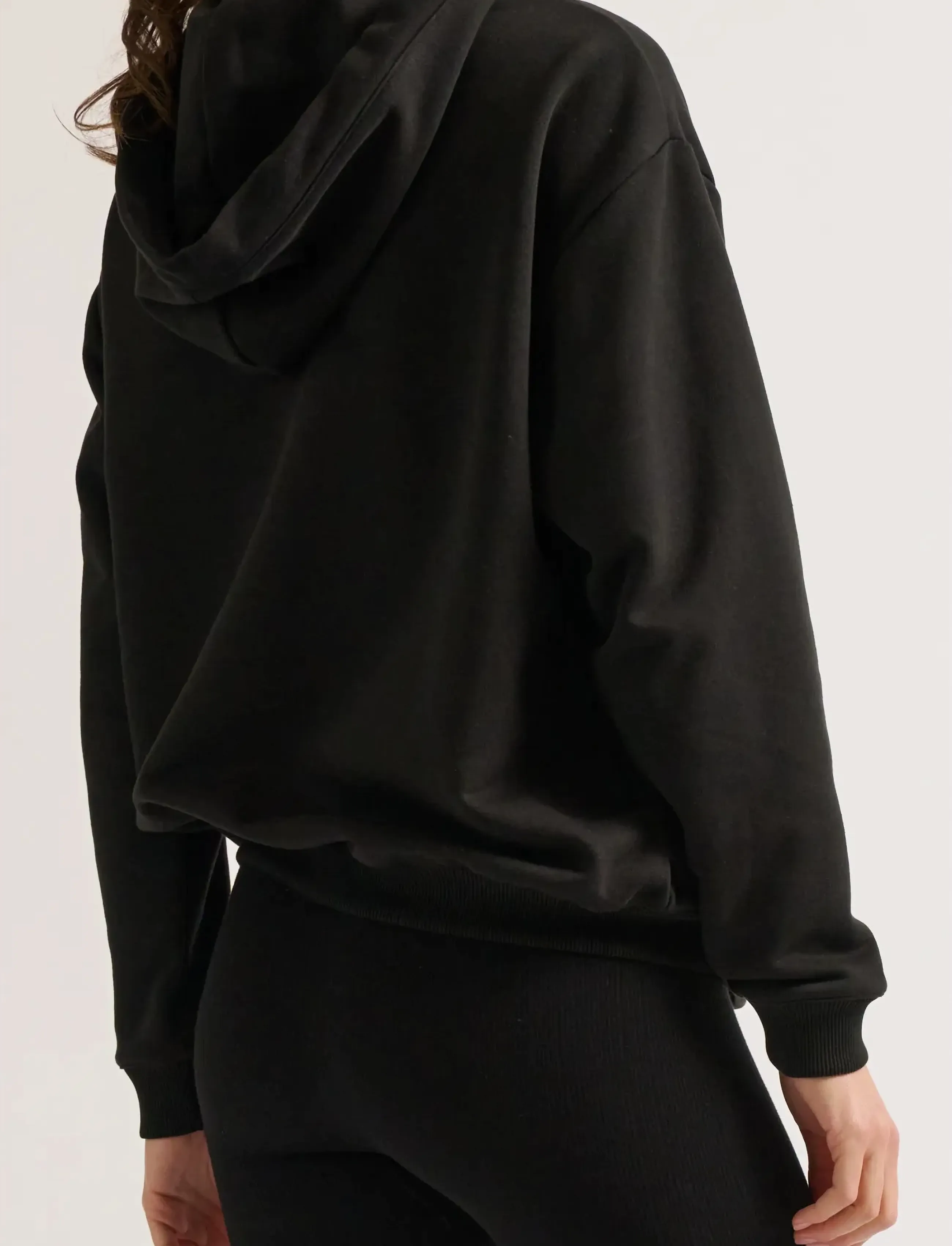 Cache Coeur - Maternity and nursing Hoodie American Fleece BOSTON - black - 3