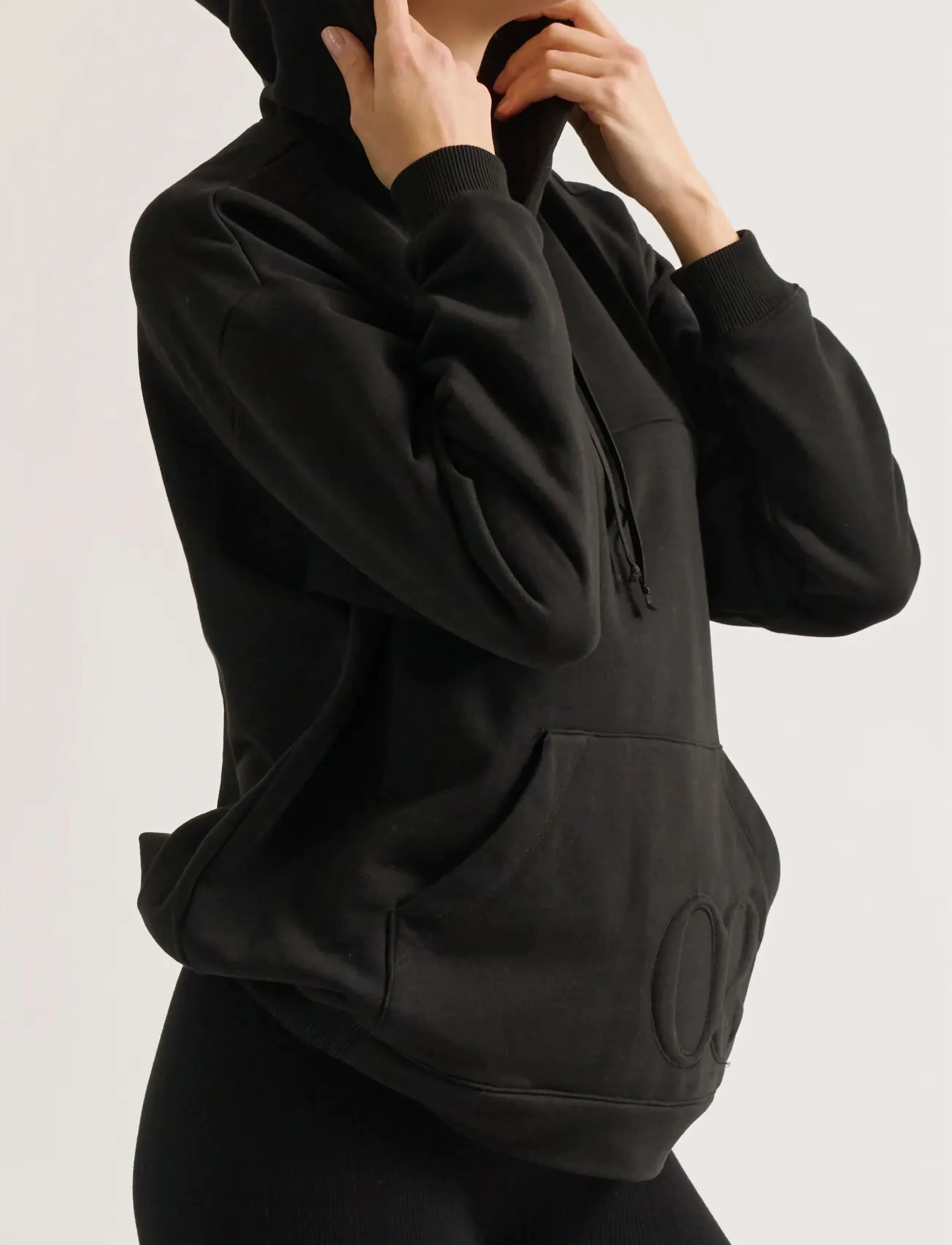 Cache Coeur - Maternity and nursing Hoodie American Fleece BOSTON - black - 4