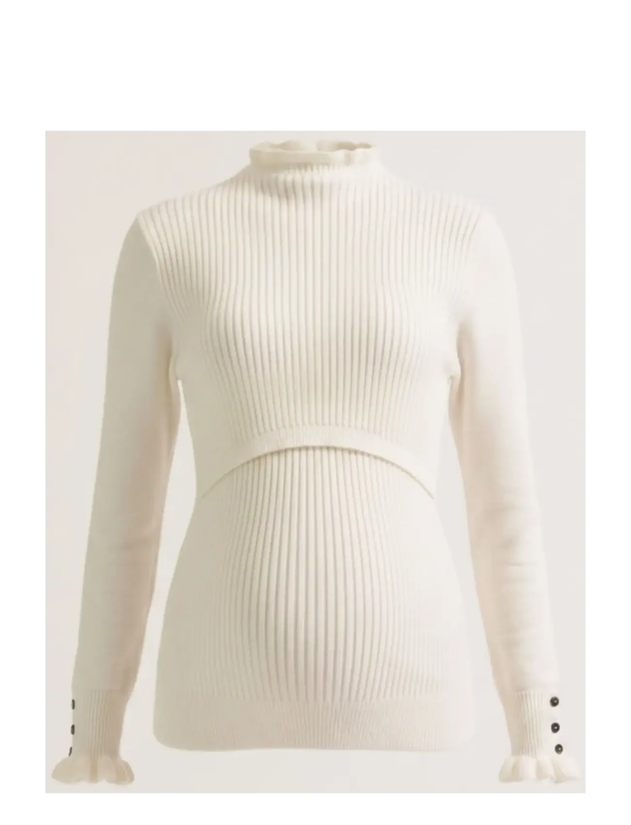 Cache Coeur MATERNITY AND BREASTFEEDING SWEATER DOROTHEE - Pulls et gilets - IVORY / cream