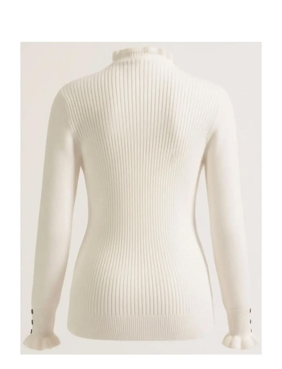 Cache Coeur - MATERNITY AND BREASTFEEDING SWEATER DOROTHEE - ivory - 2