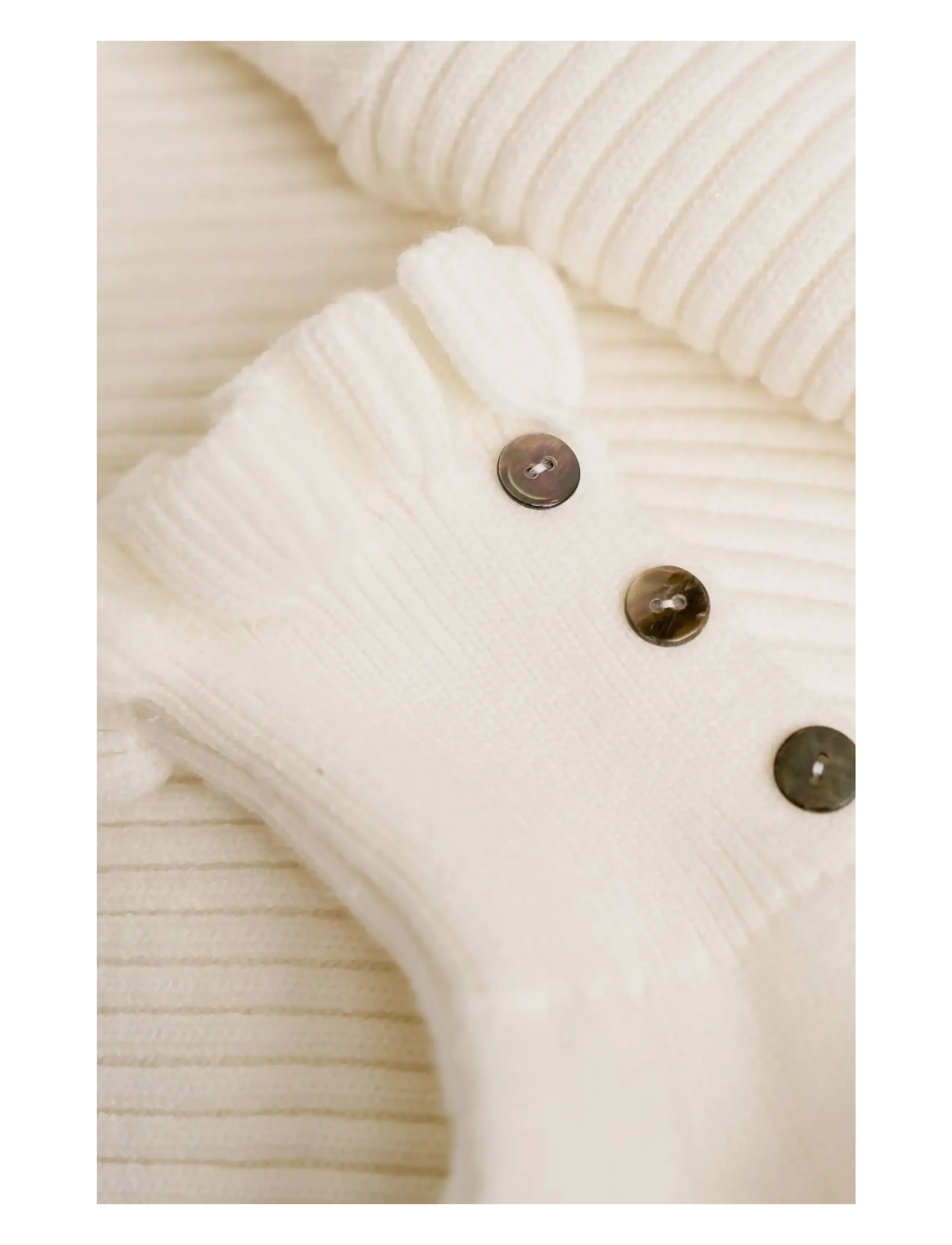 Cache Coeur - MATERNITY AND BREASTFEEDING SWEATER DOROTHEE - ivory - 3