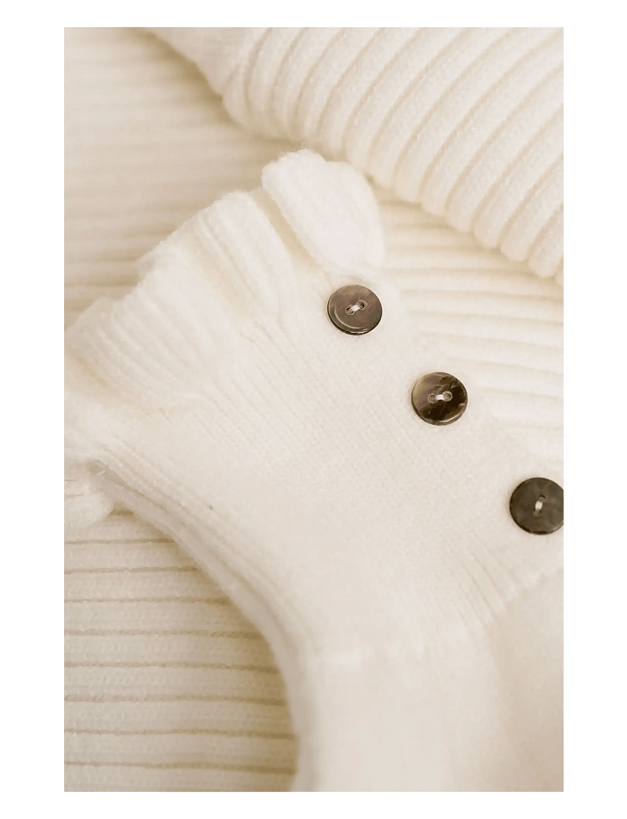 Cache Coeur - MATERNITY AND BREASTFEEDING SWEATER DOROTHEE - ivory - 3