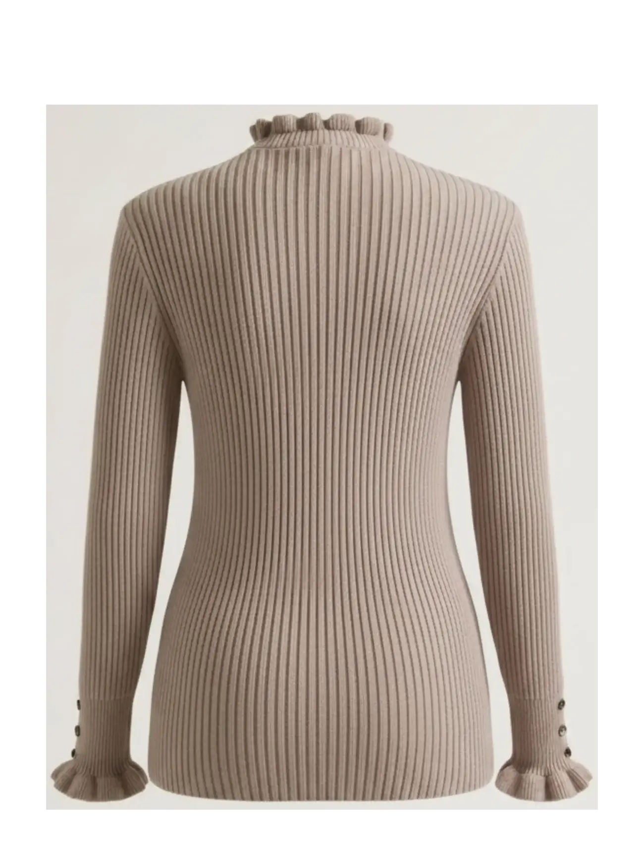 Cache Coeur - MATERNITY AND BREASTFEEDING SWEATER DOROTHEE - oberteile - taupe - 2