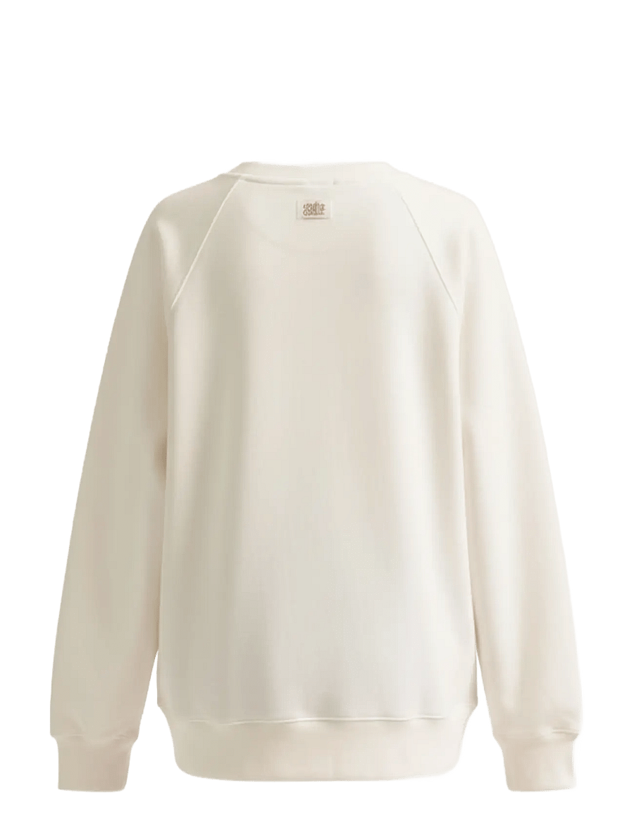 Cache Coeur - Maternity and nursing American Sweater Fleece MOM - ivory - 2