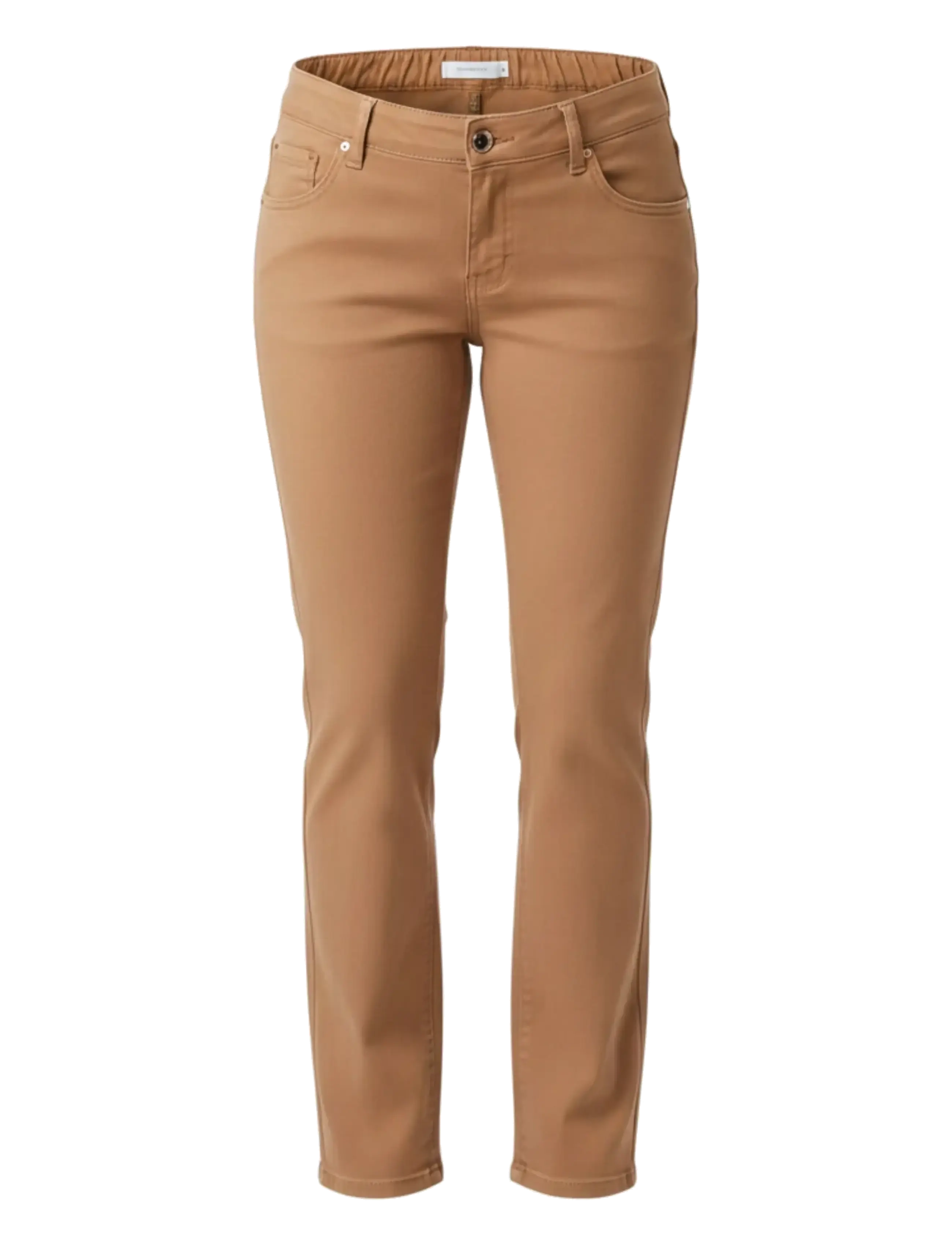 Cache Coeur - MATERNITY JEANS ISAE - camel - 1