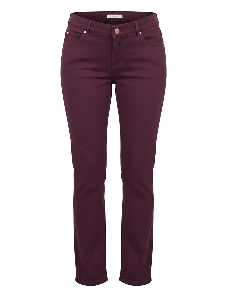 Cache Coeur - MATERNITY JEANS ISAE - nederdelar - plum - 1