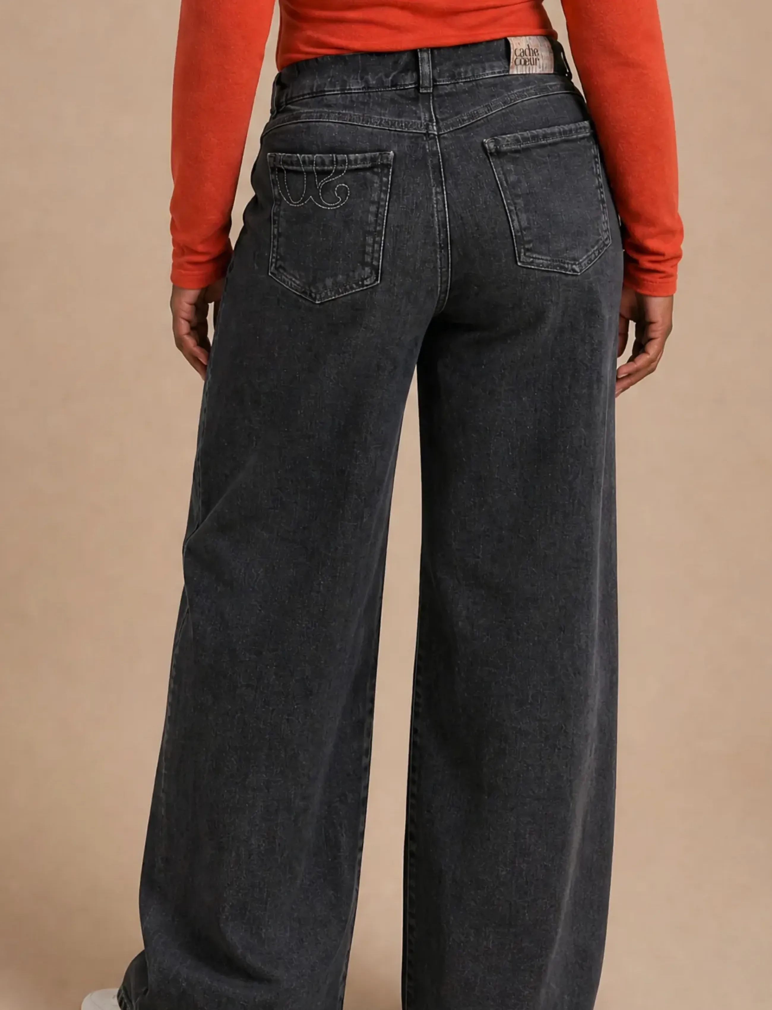 Cache Coeur - MATERNITY JEANS RODEO - grey used - 4