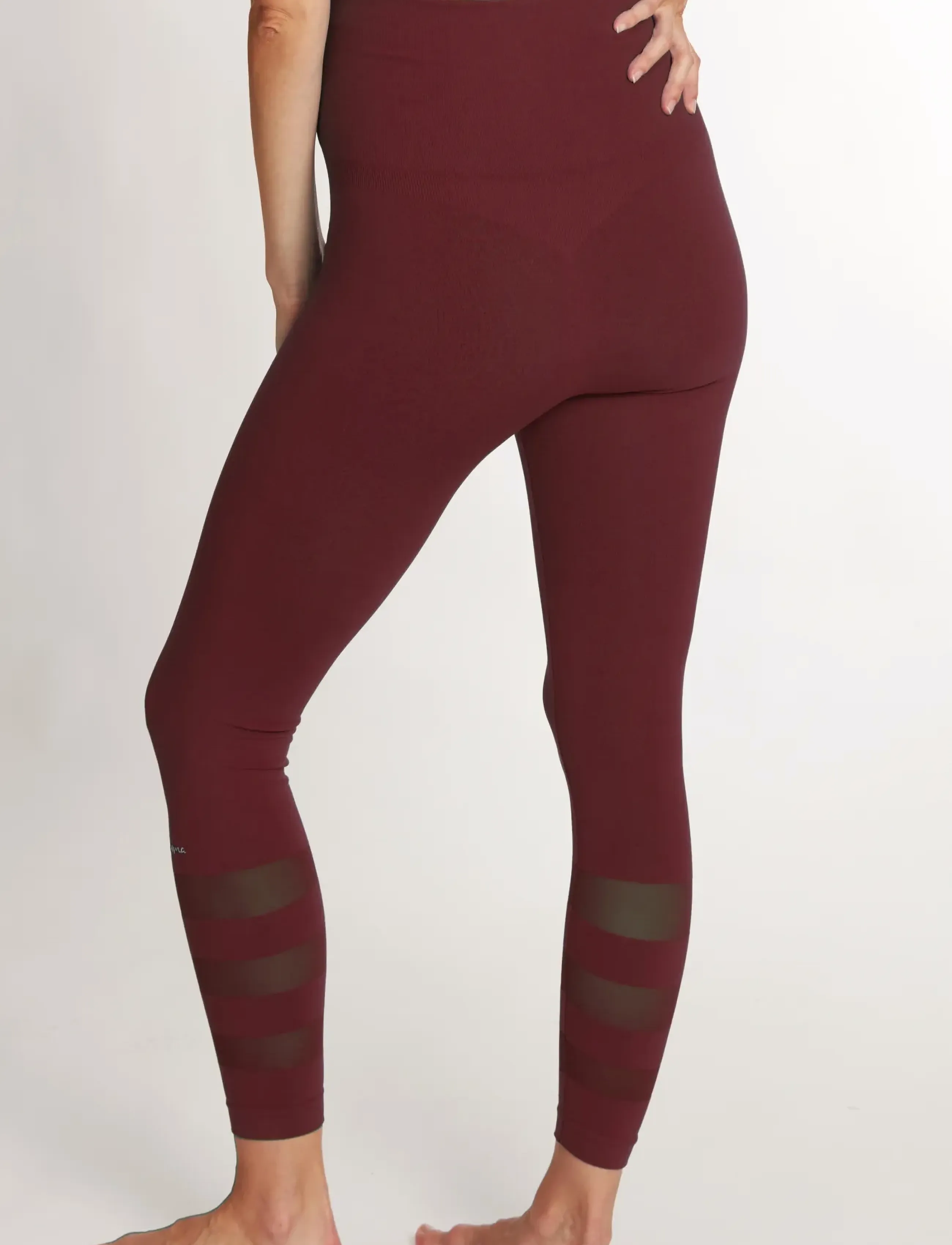 Cache Coeur - Maternity leggings Sport WOMA - graviditetstights - plum - 3