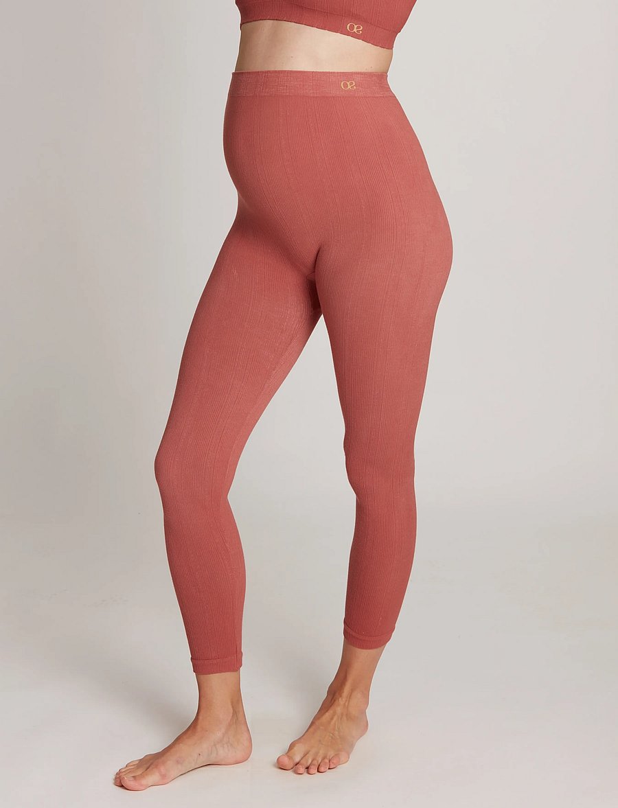 Cache Coeur - Maternity leggings ZOE - træningstights - terracota - 4
