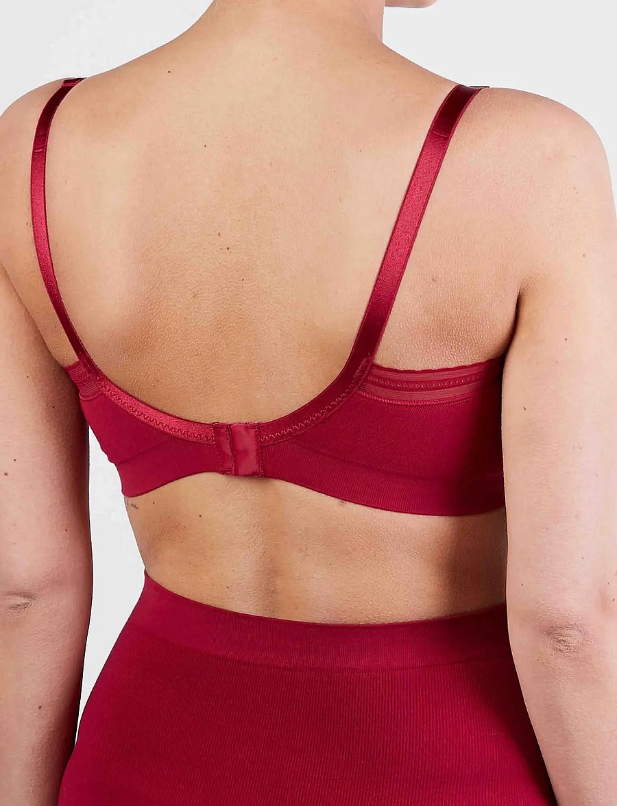 Cache Coeur - Maternity and nursing bra Milk - bygellösa bh:ar - burgundy - 3