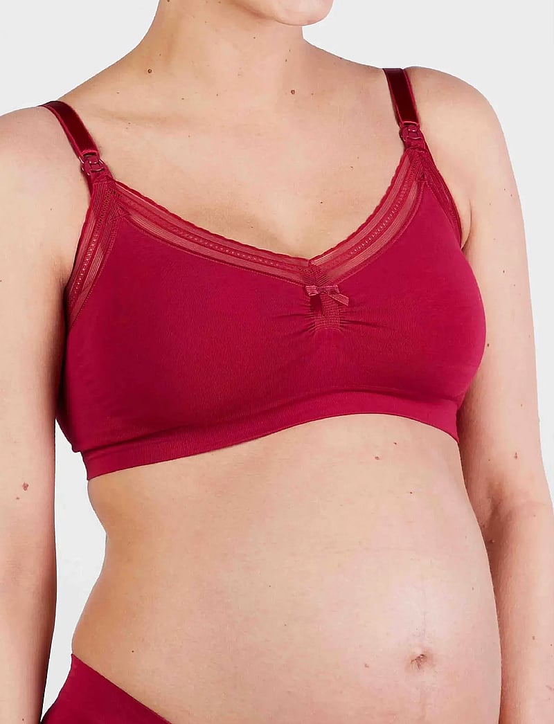 Cache Coeur - Maternity and nursing bra Milk - bh'er uden bøjle - burgundy - 0