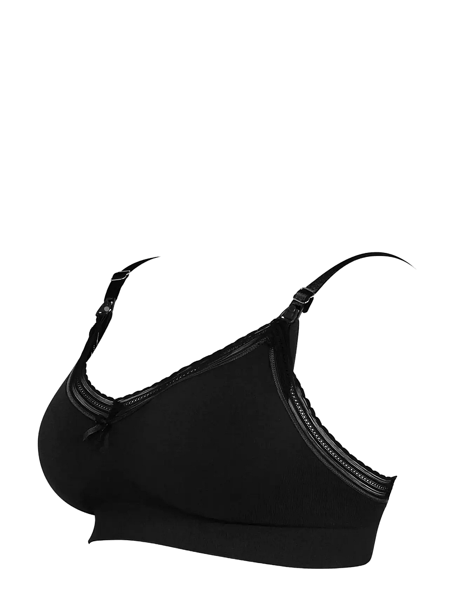 Cache Coeur - Maternity and nursing bra Milk - bygellösa bh:ar - black - 1