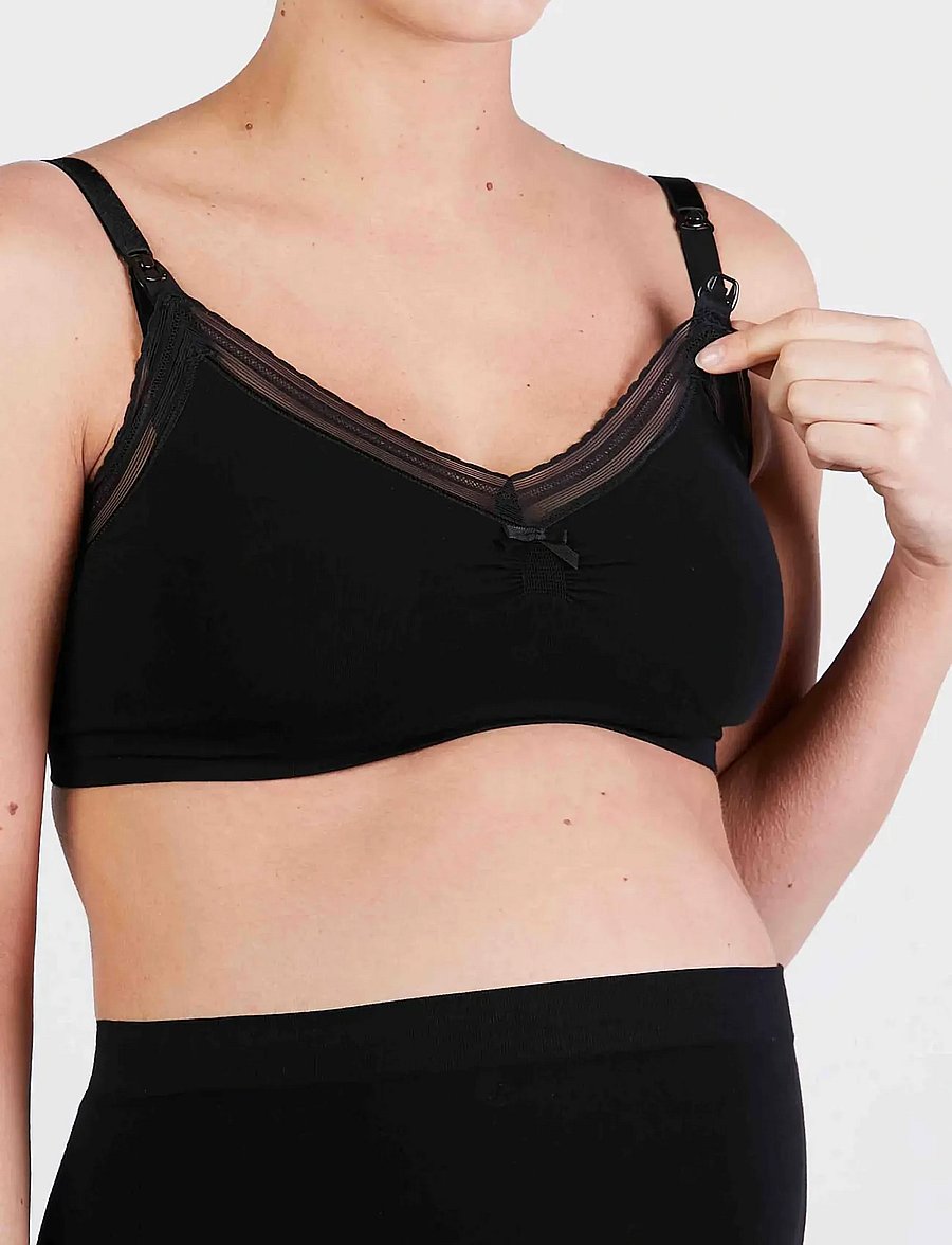 Cache Coeur - Maternity and nursing bra Milk - bh'er uden bøjle - black - 4