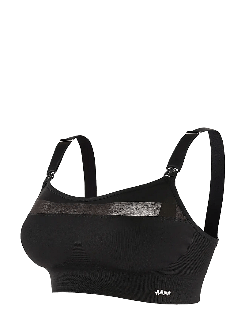 Cache Coeur - Maternity and nursing bra Sport WOMA - undertøj - black - 1
