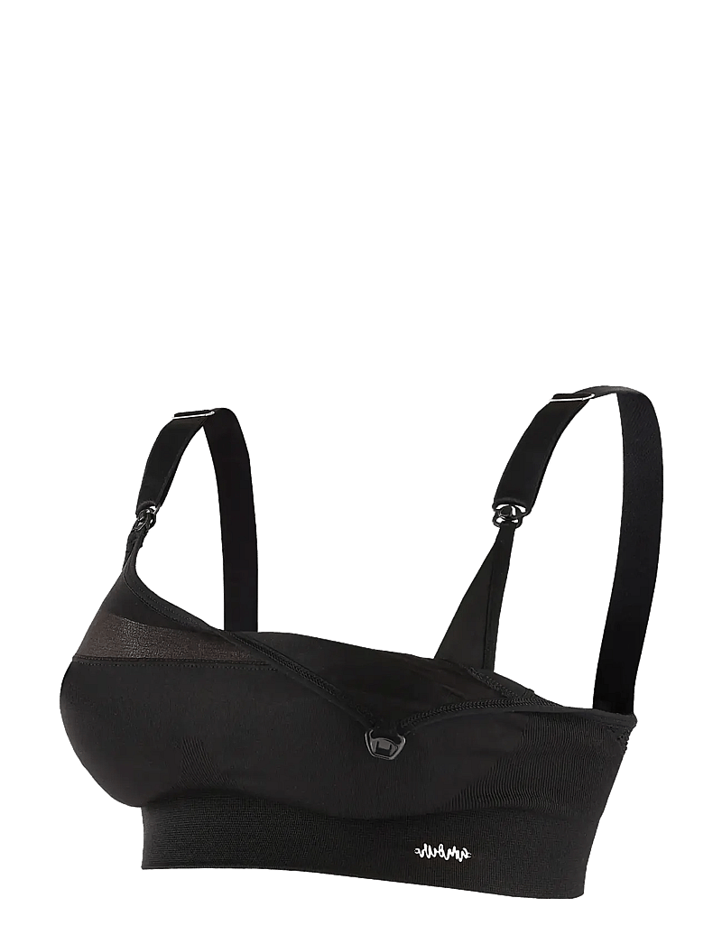 Cache Coeur - Maternity and nursing bra Sport WOMA - undertøj - black - 2