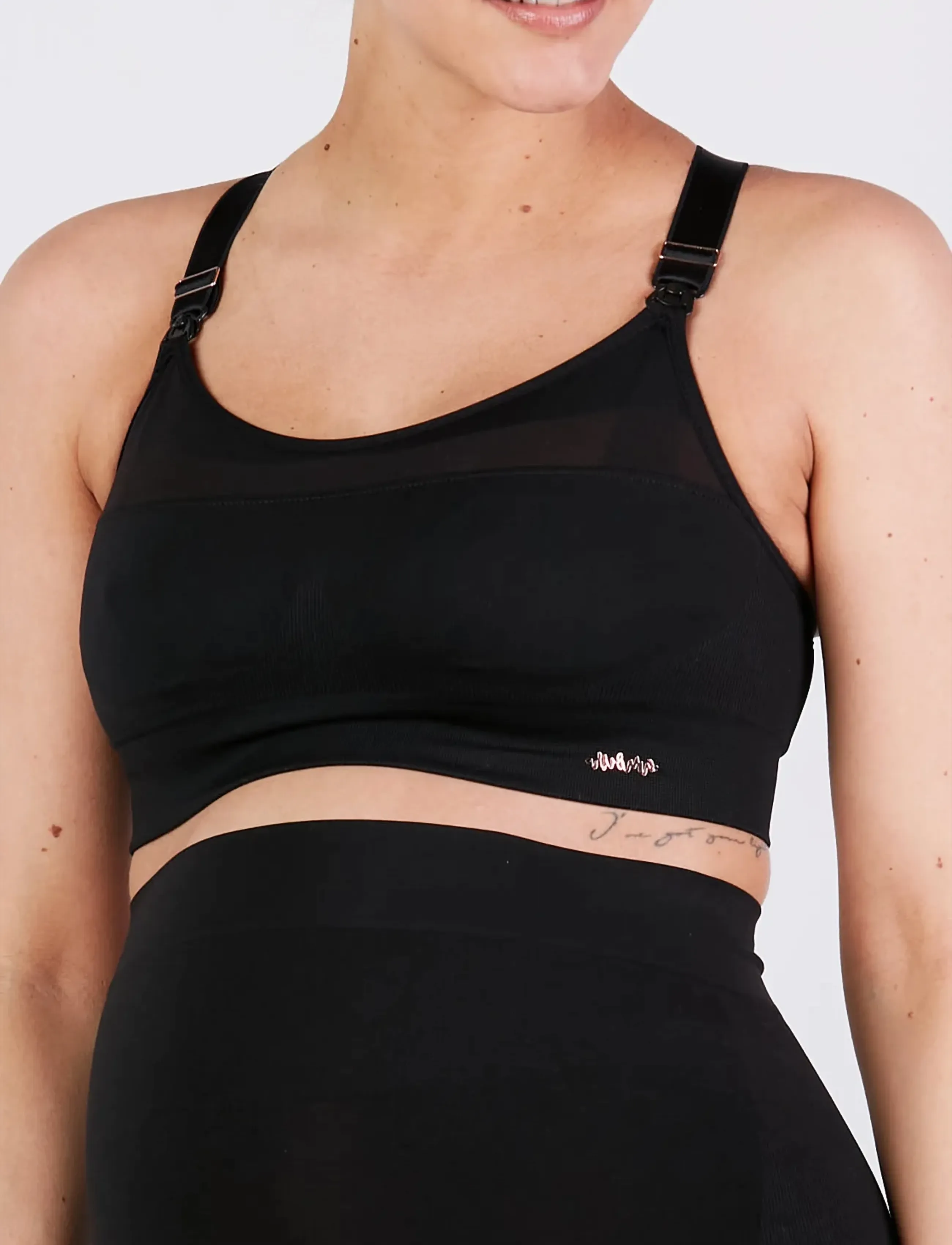 Cache Coeur Maternity And Nursing Bra Sport Woma, Amme Sports BH, Sort, Str: S