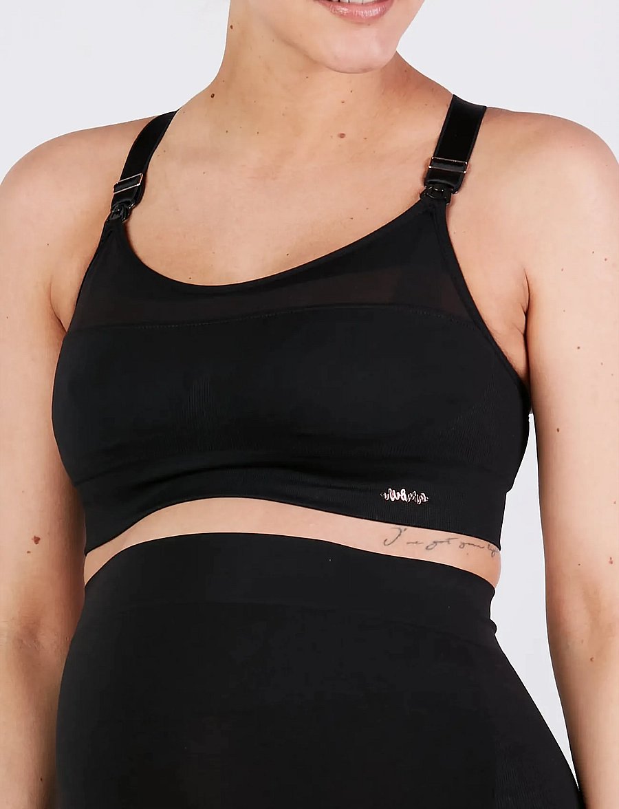 Cache Coeur - Maternity and nursing bra Sport WOMA - træningstøj - black - 0