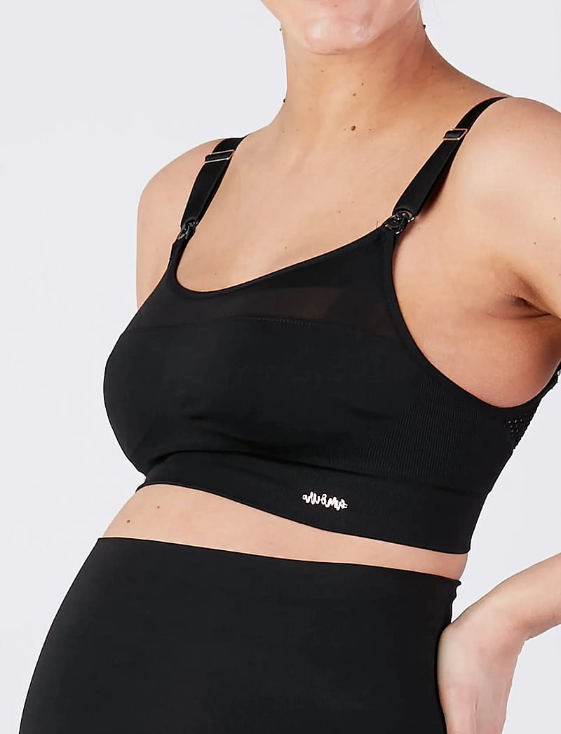 Cache Coeur - Maternity and nursing bra Sport WOMA - undertøj - black - 5