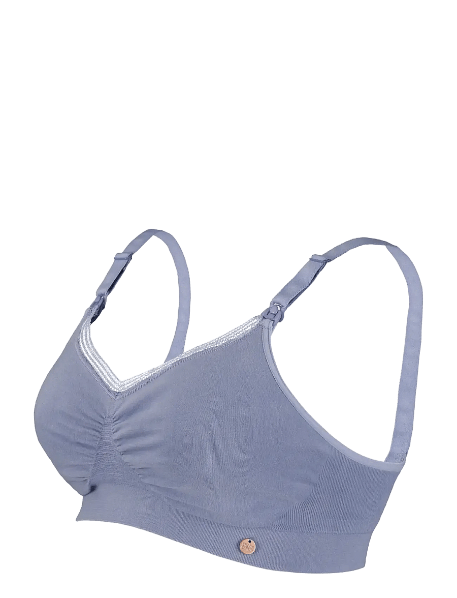Cache Coeur - Maternity and nursing bra ORGANIC - undertøj - sky blue - 1