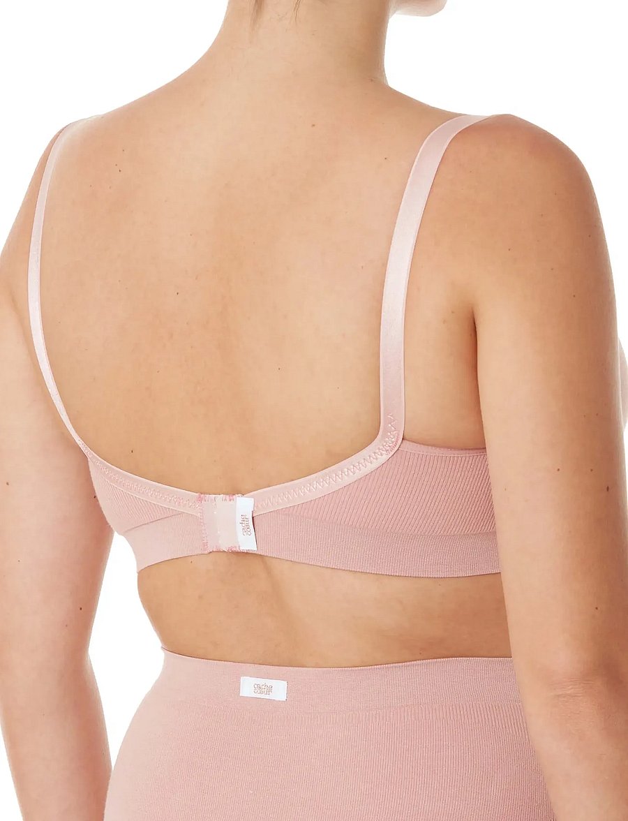 Cache Coeur - Maternity and nursing bra ORGANIC - undertøj - pink - 3