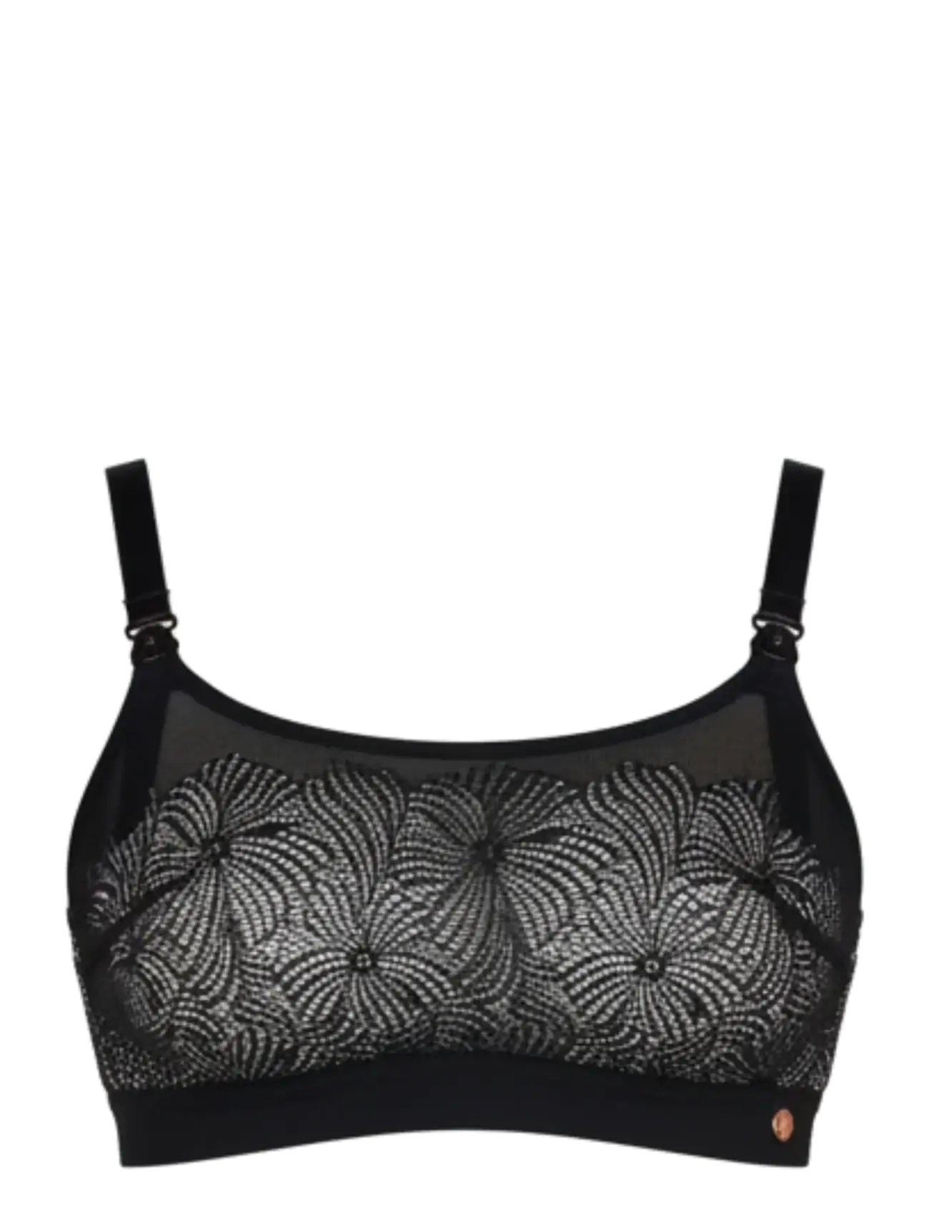 Cache Coeur Maternity and nursing bra DAHLIA - Till mamma - BLACK / black