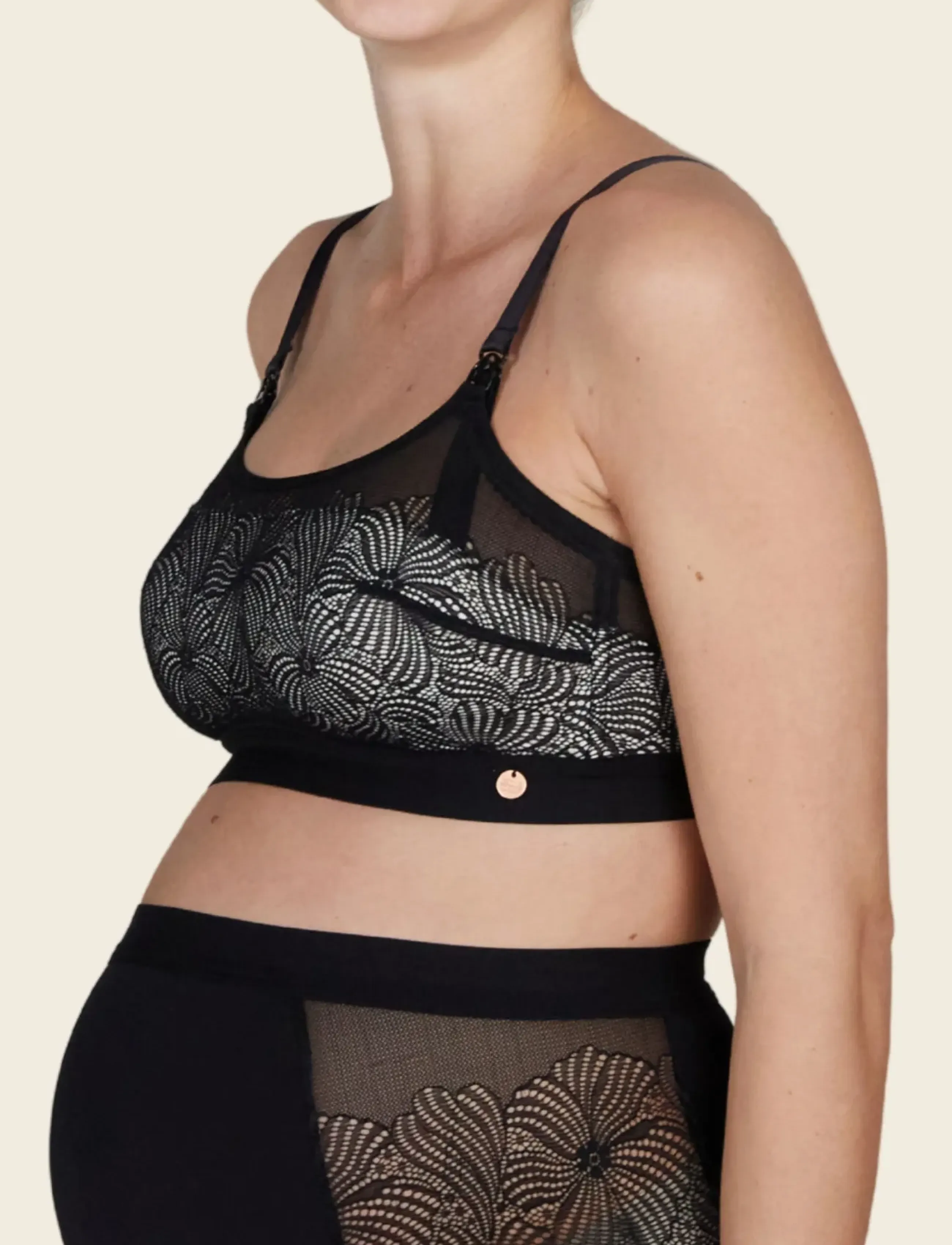 Cache Coeur Maternity And Nursing Bra Dahlia, XL, Baby & Mutterschaft, Schwarz - Pregnancy Products, Kinder