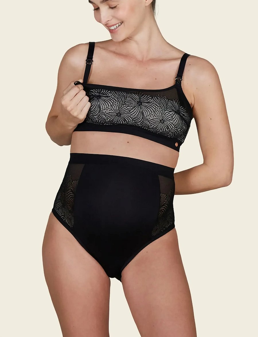 Cache Coeur - Maternity and nursing bra DAHLIA - graviditetsprodukter - black - 4
