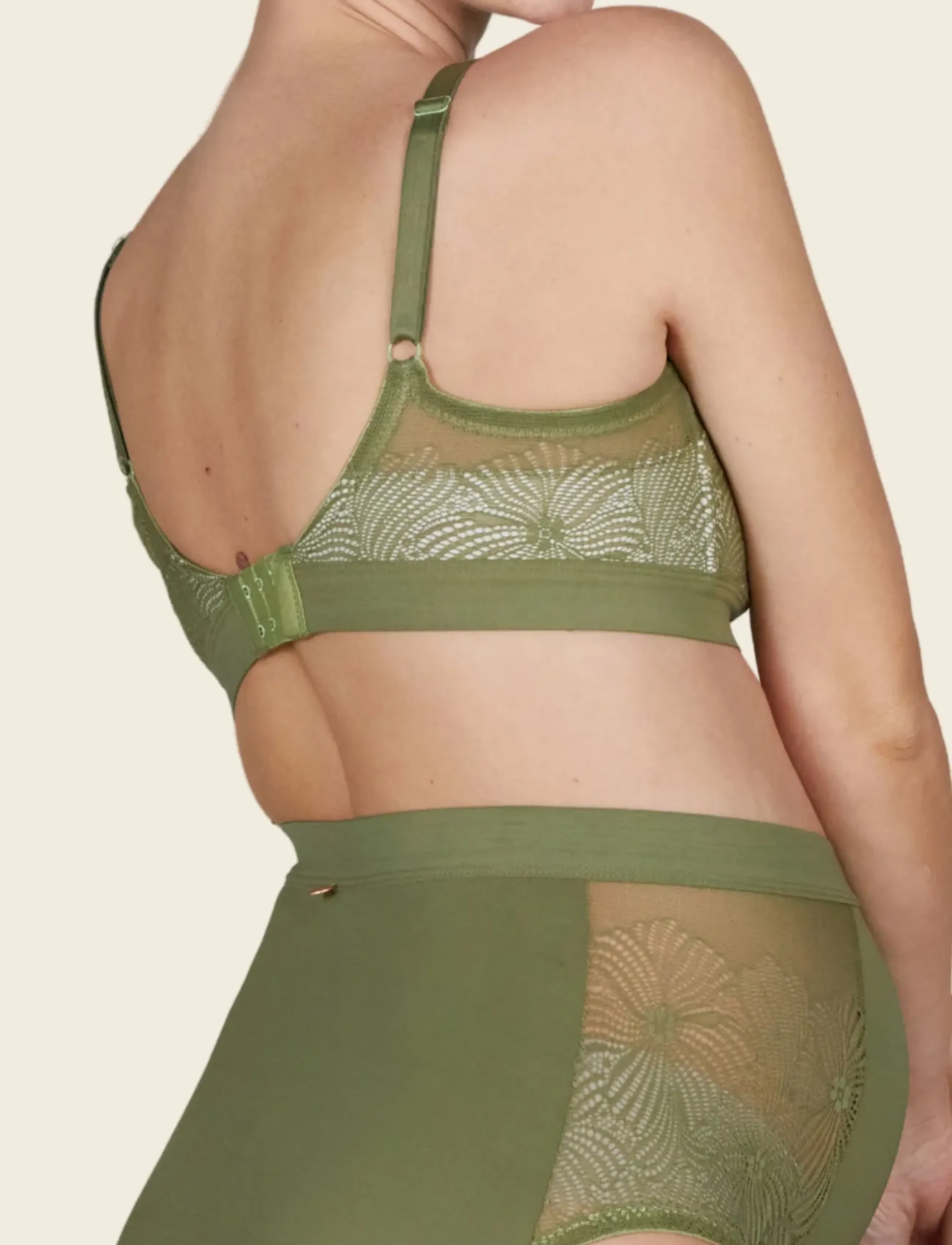 Cache Coeur - Maternity and nursing bra DAHLIA - graviditetsprodukter - khaki - 3