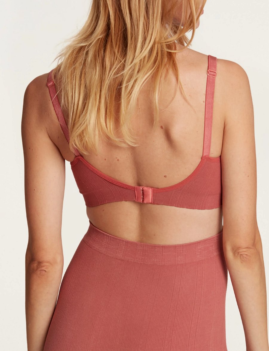 Cache Coeur - Maternity and nursing bra ZOE - undertøj - terracota - 3