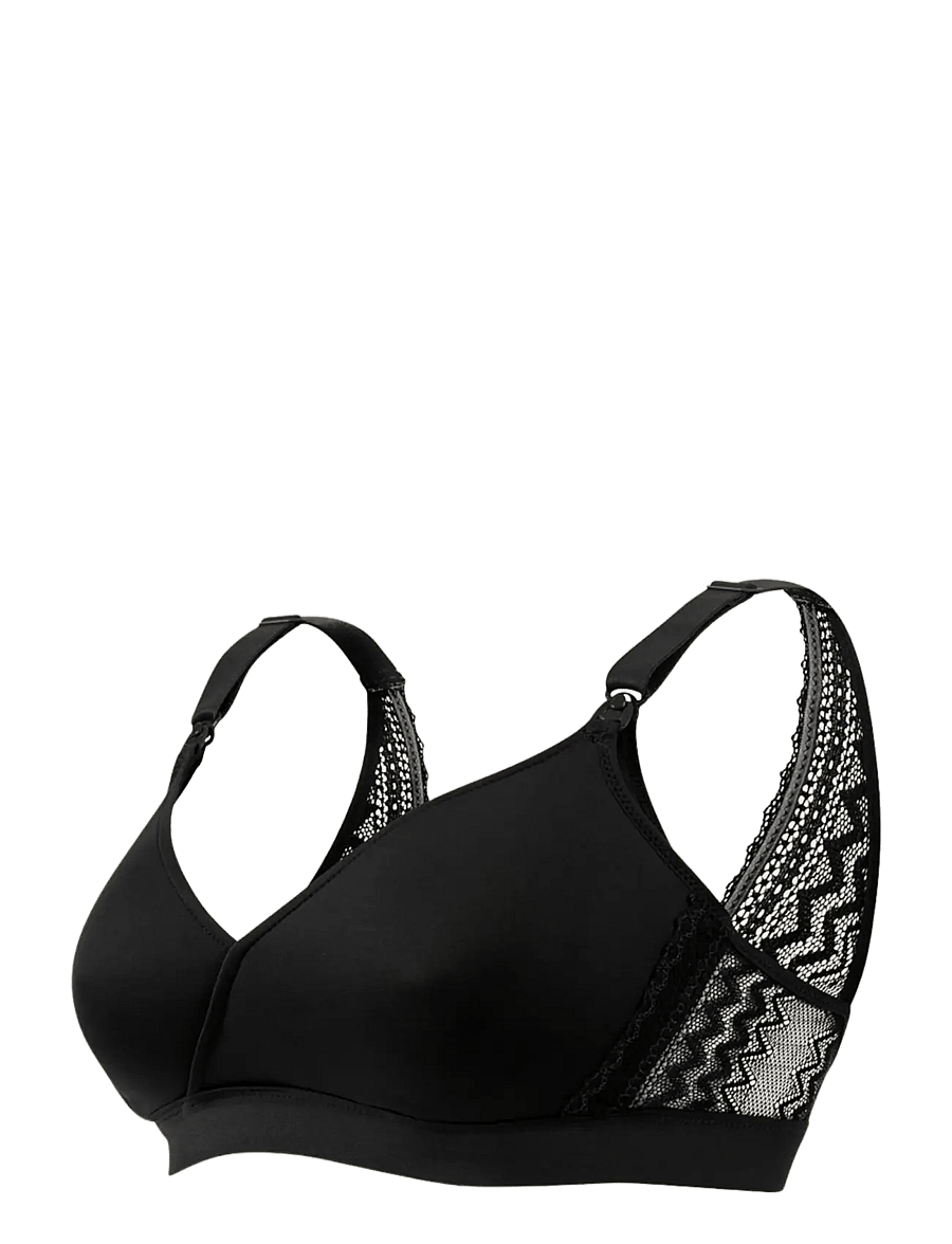 Cache Coeur - Maternity and nursing bra Serena - undertøj - black - 1