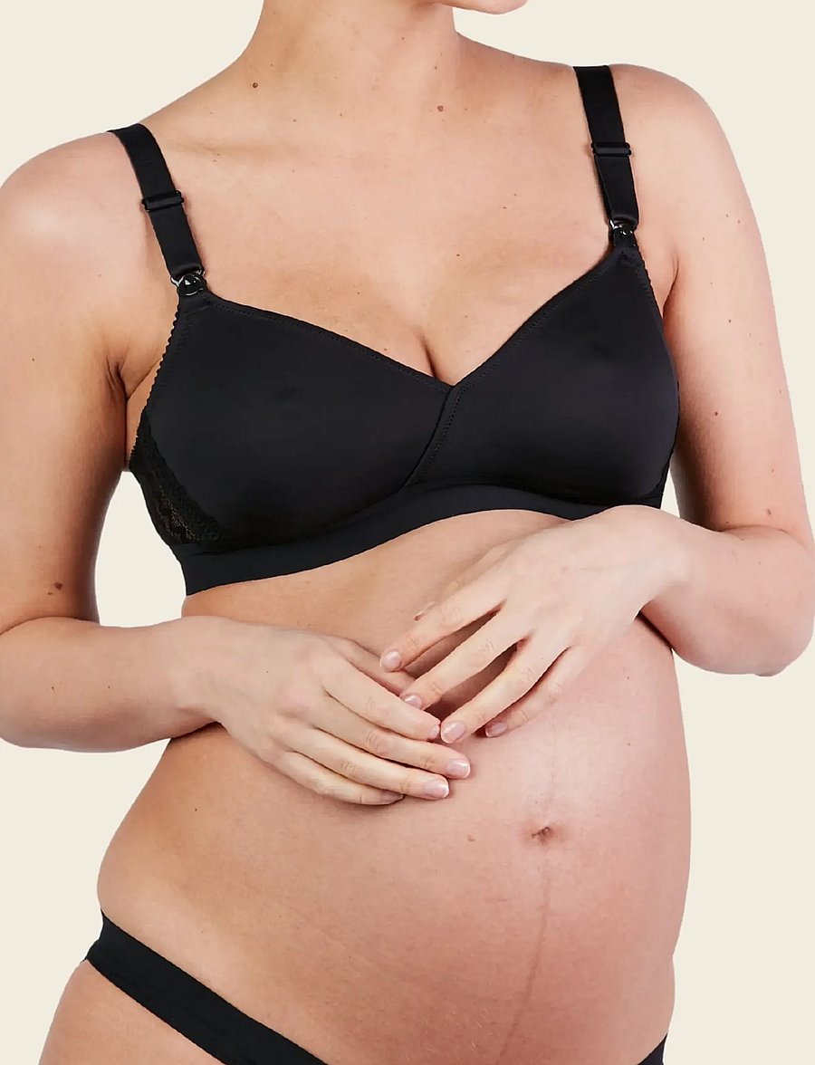 Cache Coeur - Maternity and nursing bra Serena - undertøj - black - 0