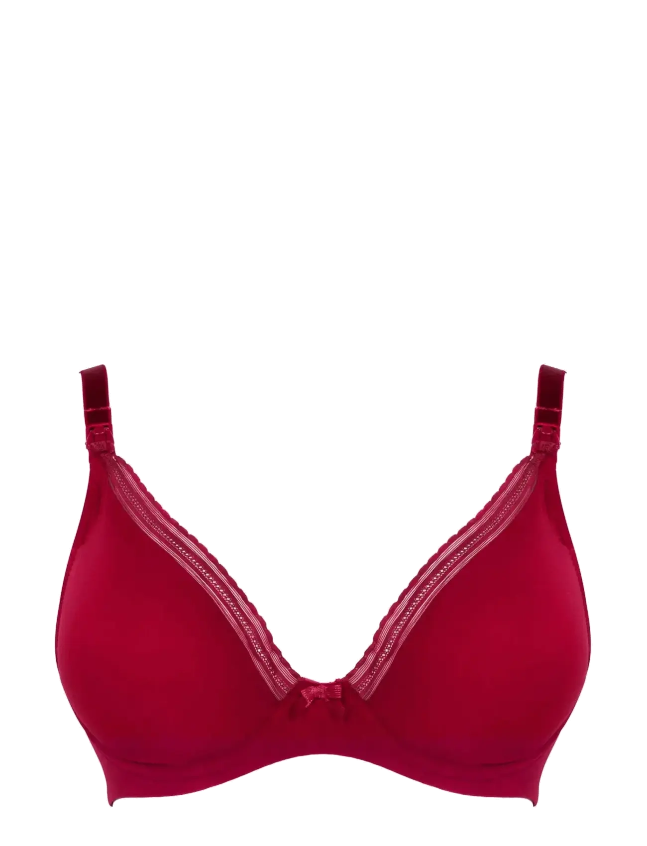 Cache Coeur Maternity and nursing bra Milk - Cache Coeur - BURGUNDY / red
