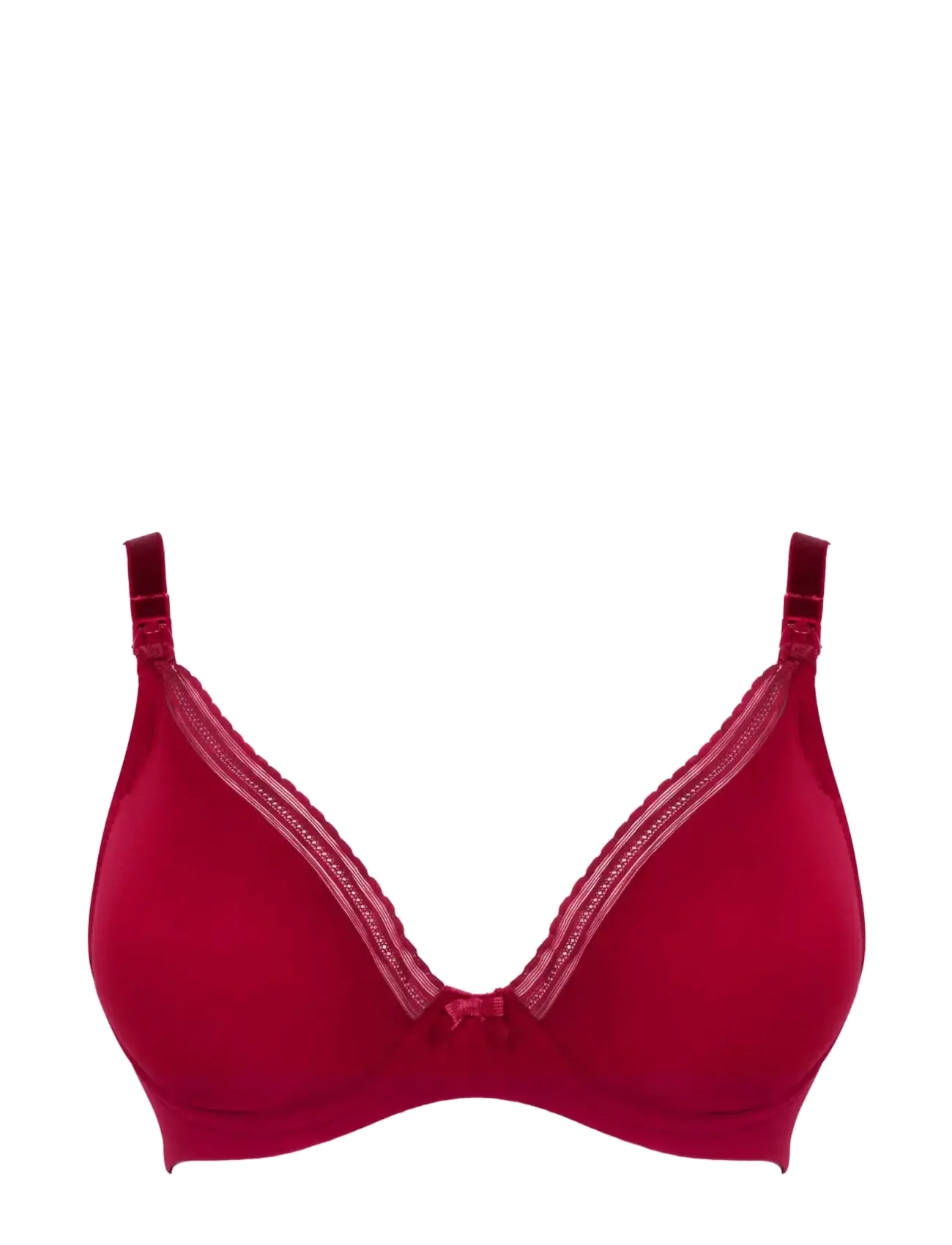 Cache Coeur Maternity and nursing bra Milk - undertøj - burgundy - Ventetøj - BURGUNDY / red
