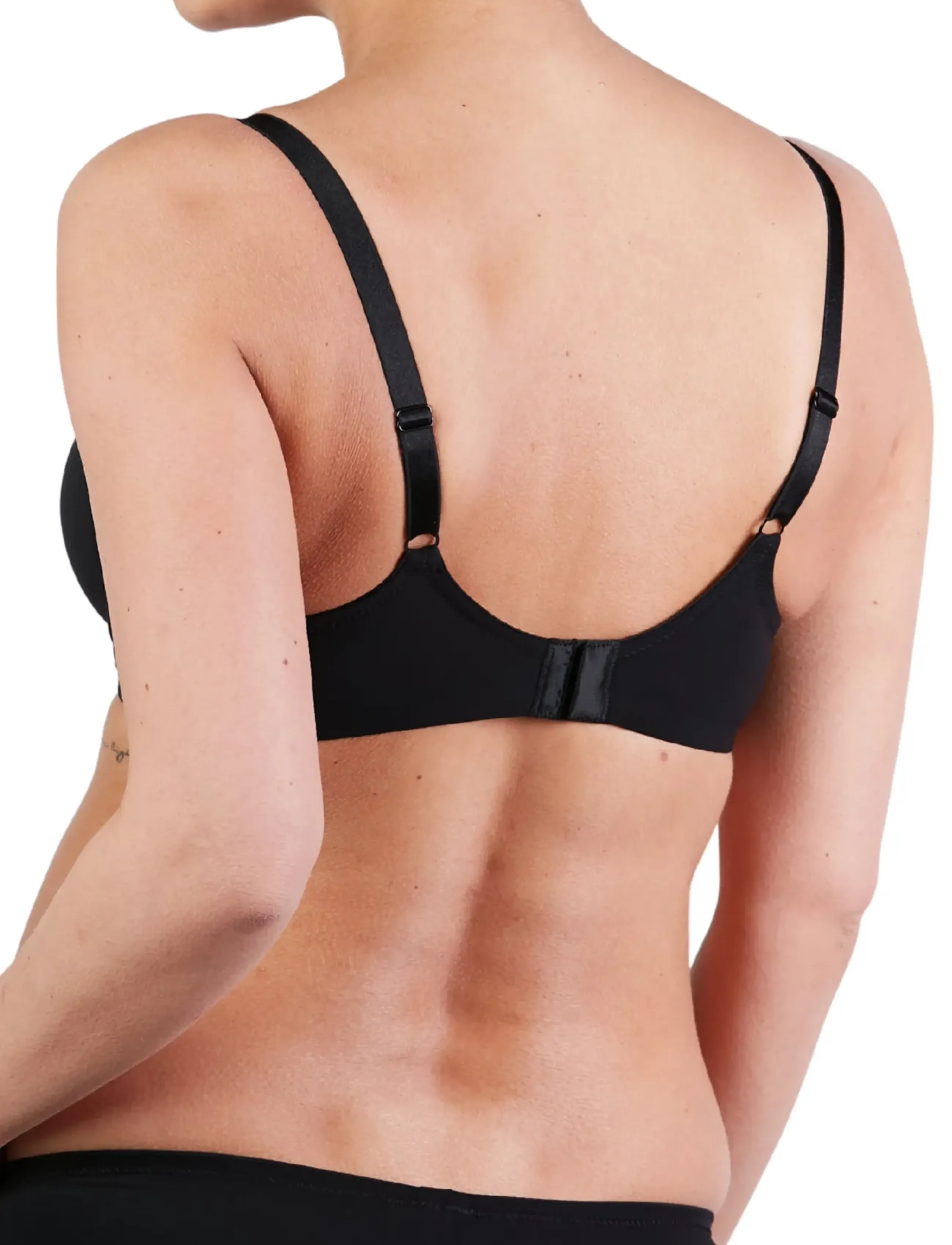 Cache Coeur - Maternity and nursing bra Milk - aluspesu - black - 3