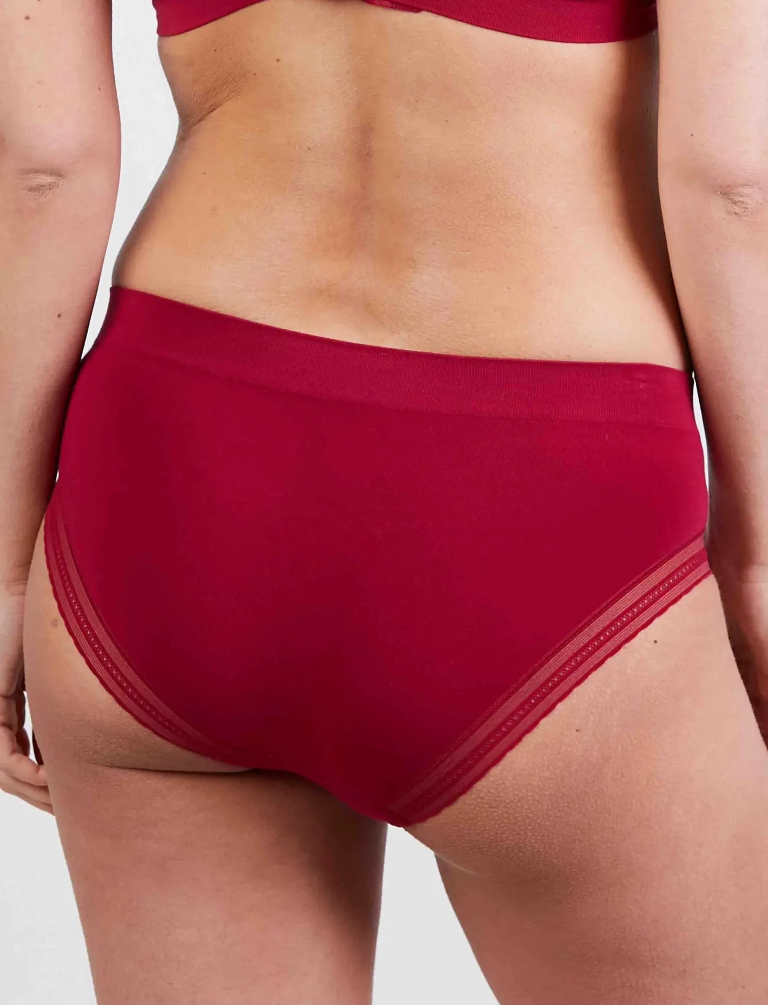Cache Coeur - Maternity slip Milk - burgundy - 3