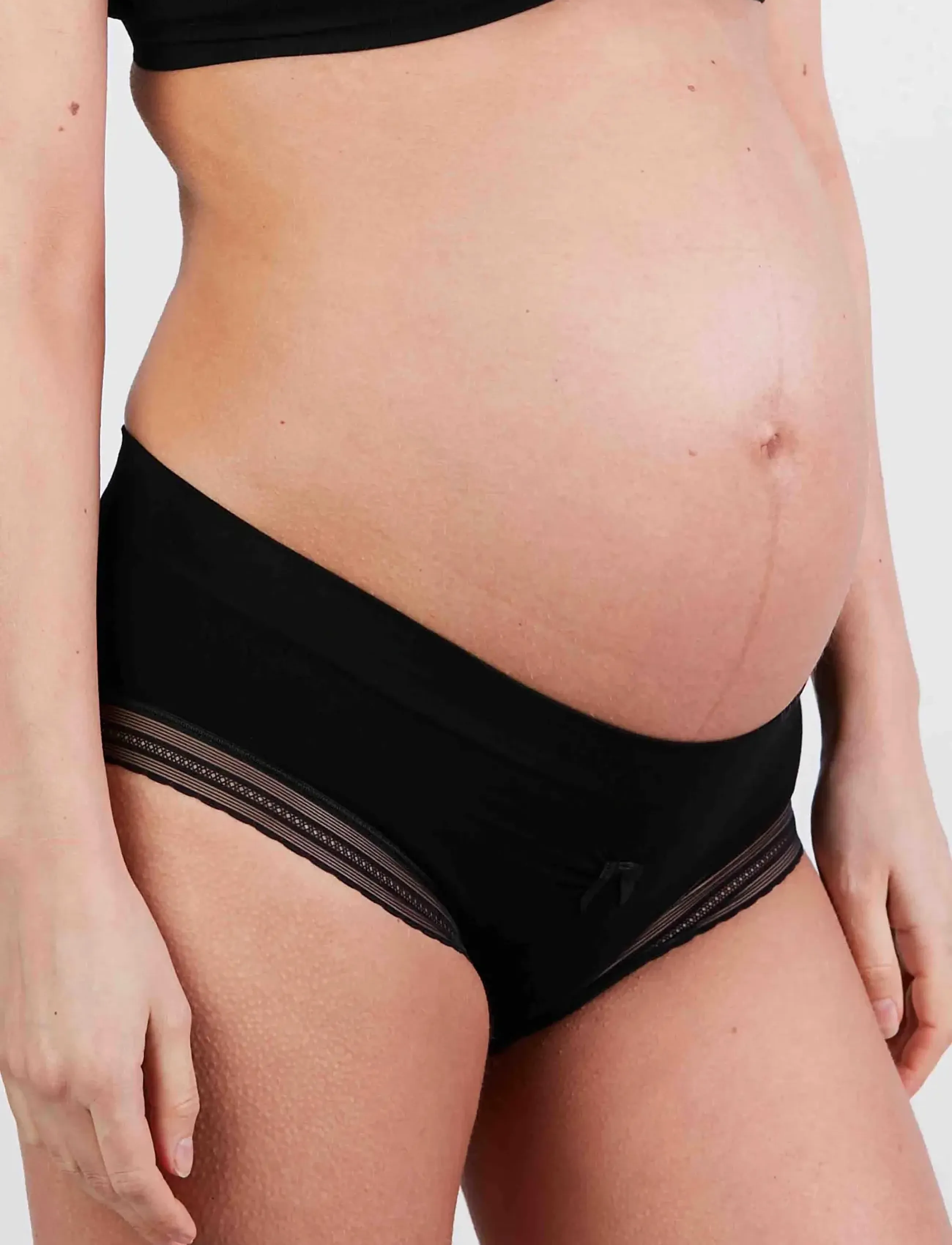 Cache Coeur Maternity Slip Milk, Ventetøjs Slip Shorts, Sort, Str: L