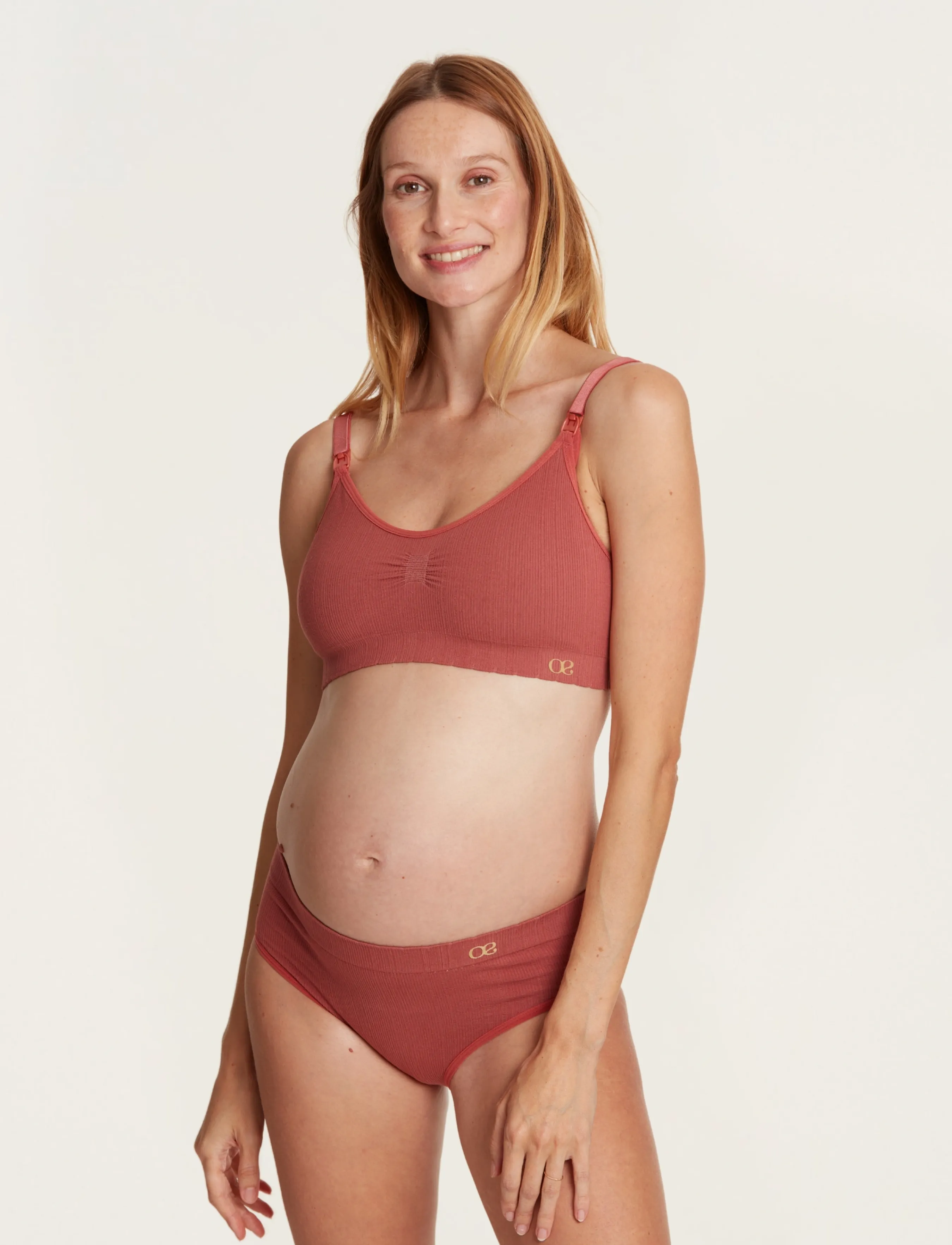 Cache Coeur - Maternity brief ZOE - undertøj - terracota - 4
