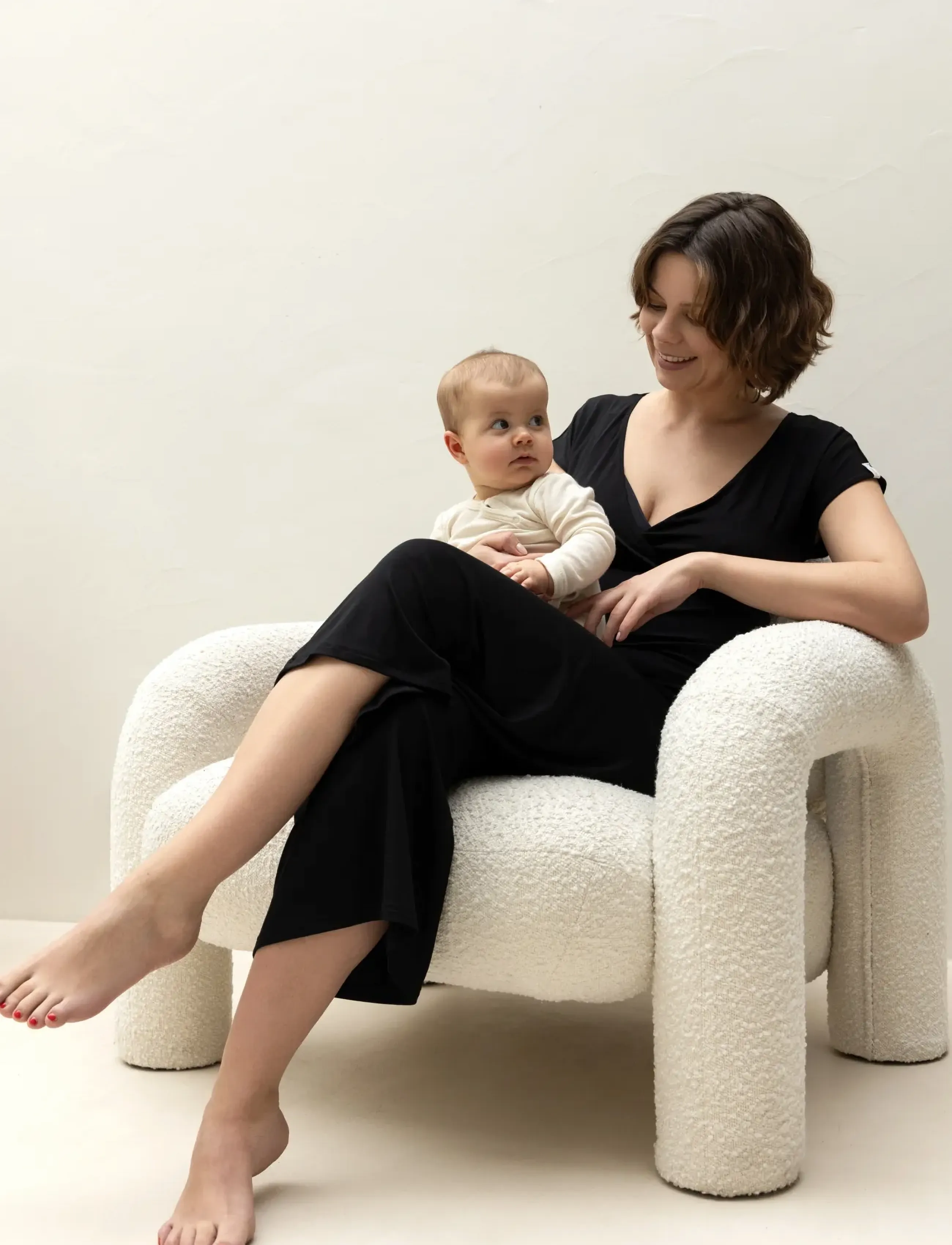 Cache Coeur - Maternity and nursing tunic ORIGIN - overdele - black - 5