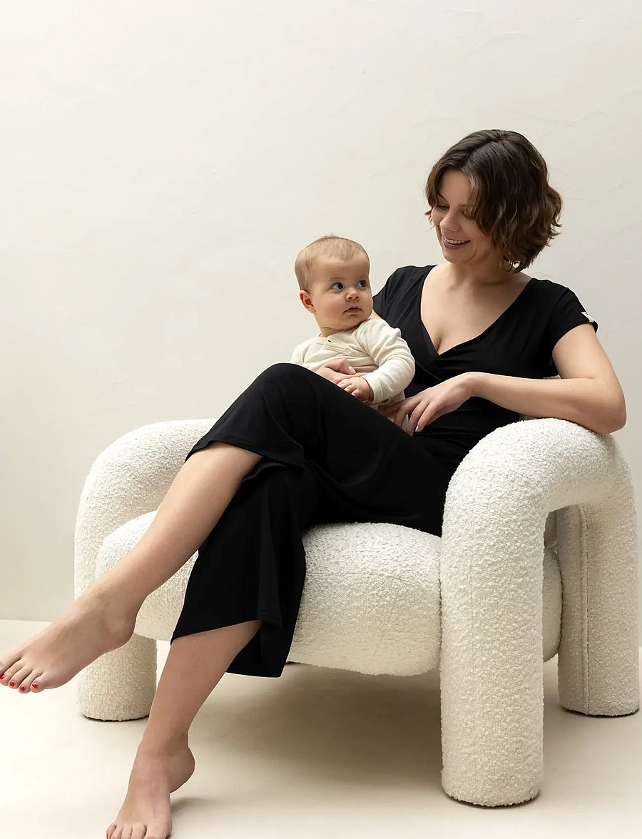 Cache Coeur - Maternity and nursing tunic ORIGIN - overdele - black - 5