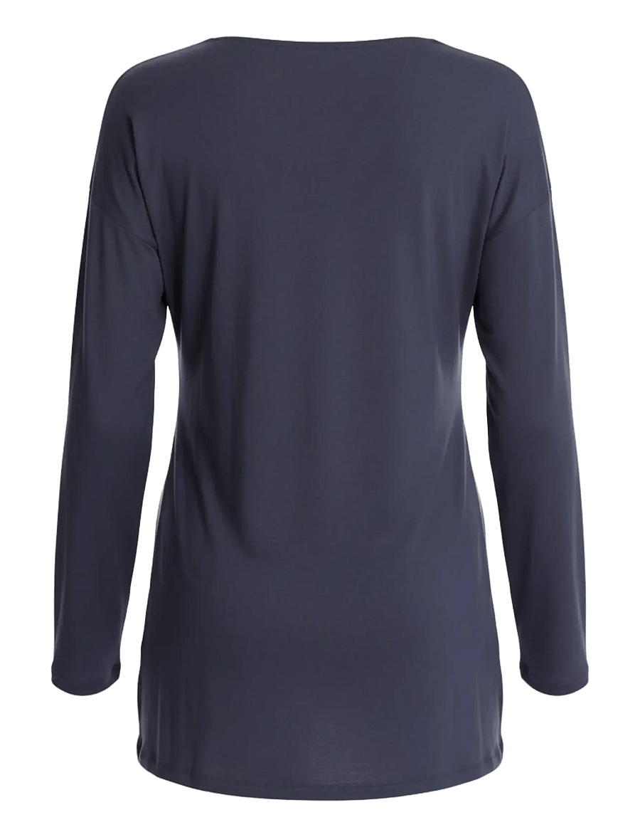 Cache Coeur - Maternity and nursing long sleeves t-shirt Louna - overdele - midnight blue - 2
