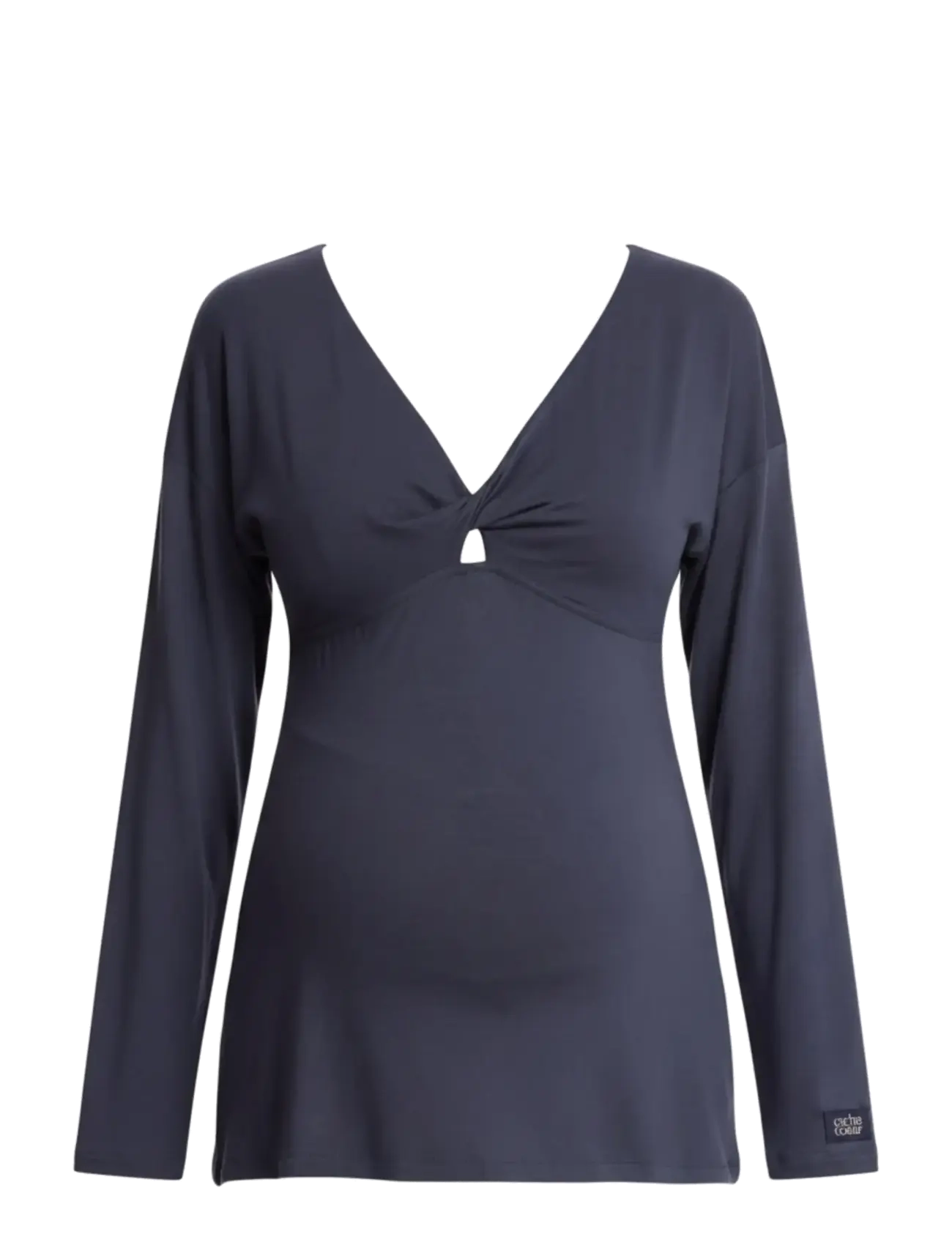 Cache Coeur Maternity and nursing long sleeves t-shirt Louna - overdele - midnight blue - Ventetøj - MIDNIGHT BLUE / navy
