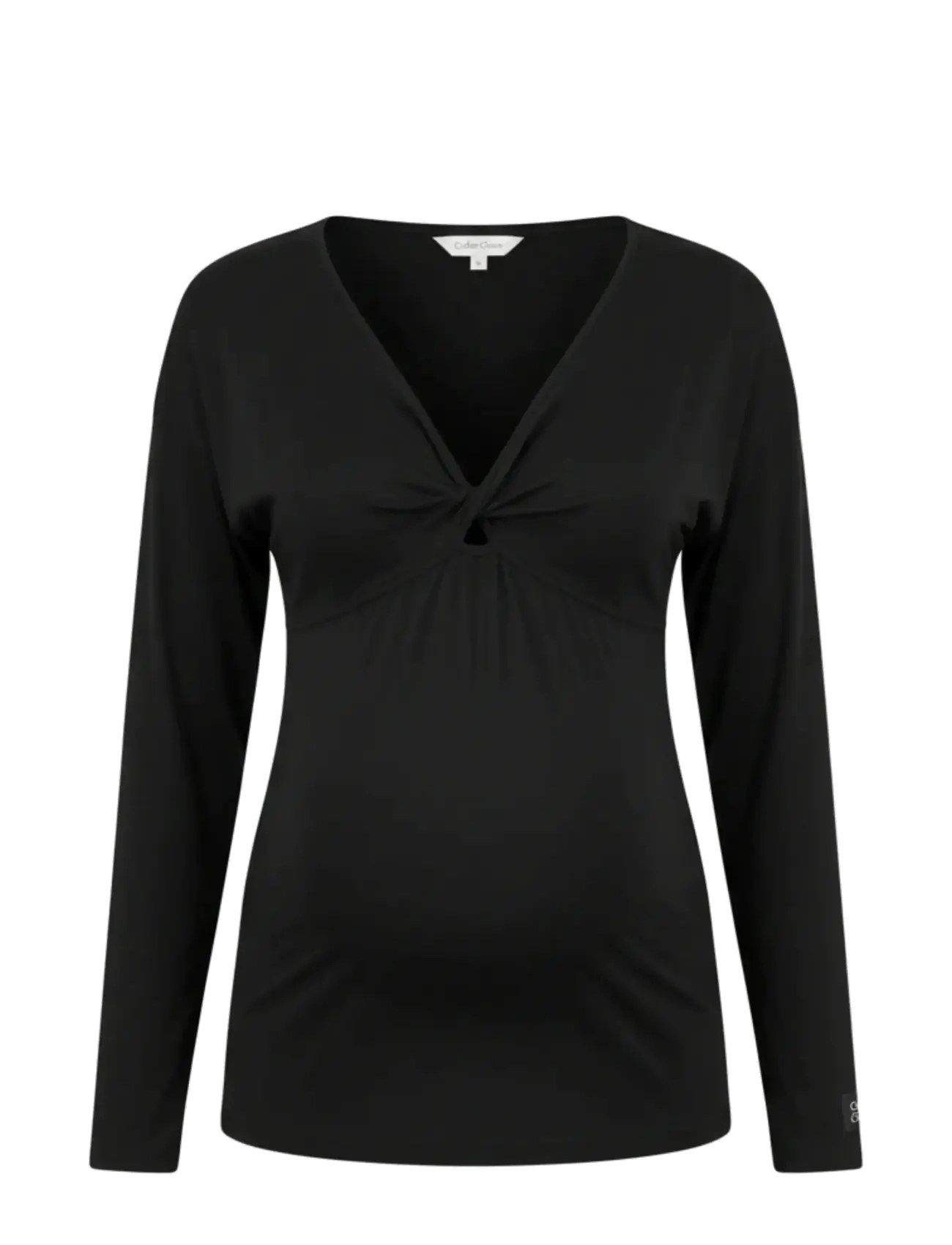 Cache Coeur - Maternity and nursing long sleeves t-shirt Louna - oberteile - black - 1