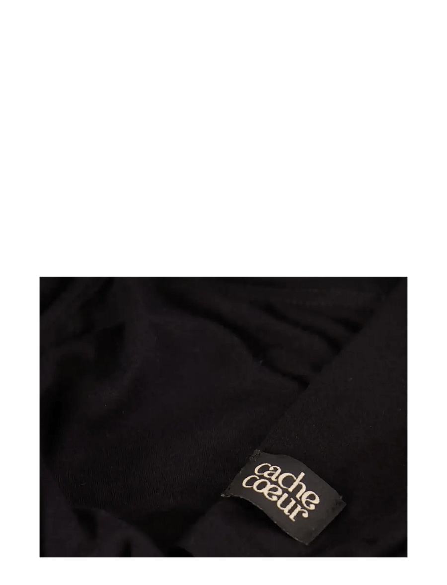 Cache Coeur - Maternity and nursing long sleeves t-shirt Louna - oberteile - black - 3