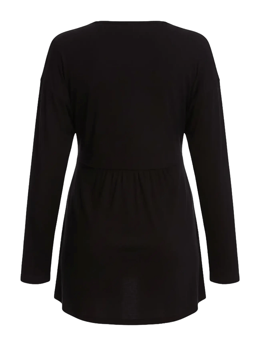 Cache Coeur - Maternity and nursing long sleeves t-shirt Louna - overdele - black - 2