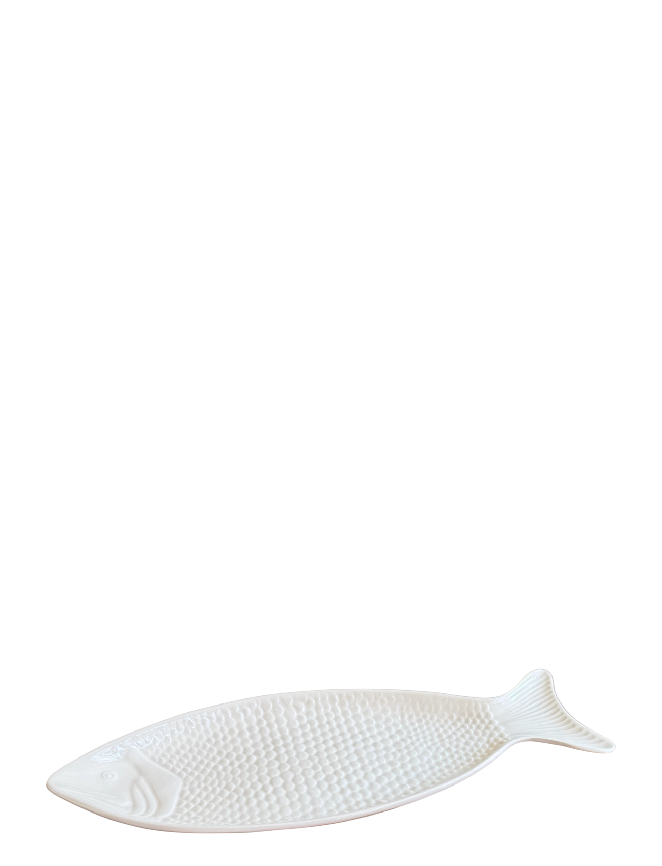 Caja Company Fish dish white, medium - Caja Company - WHITE / white